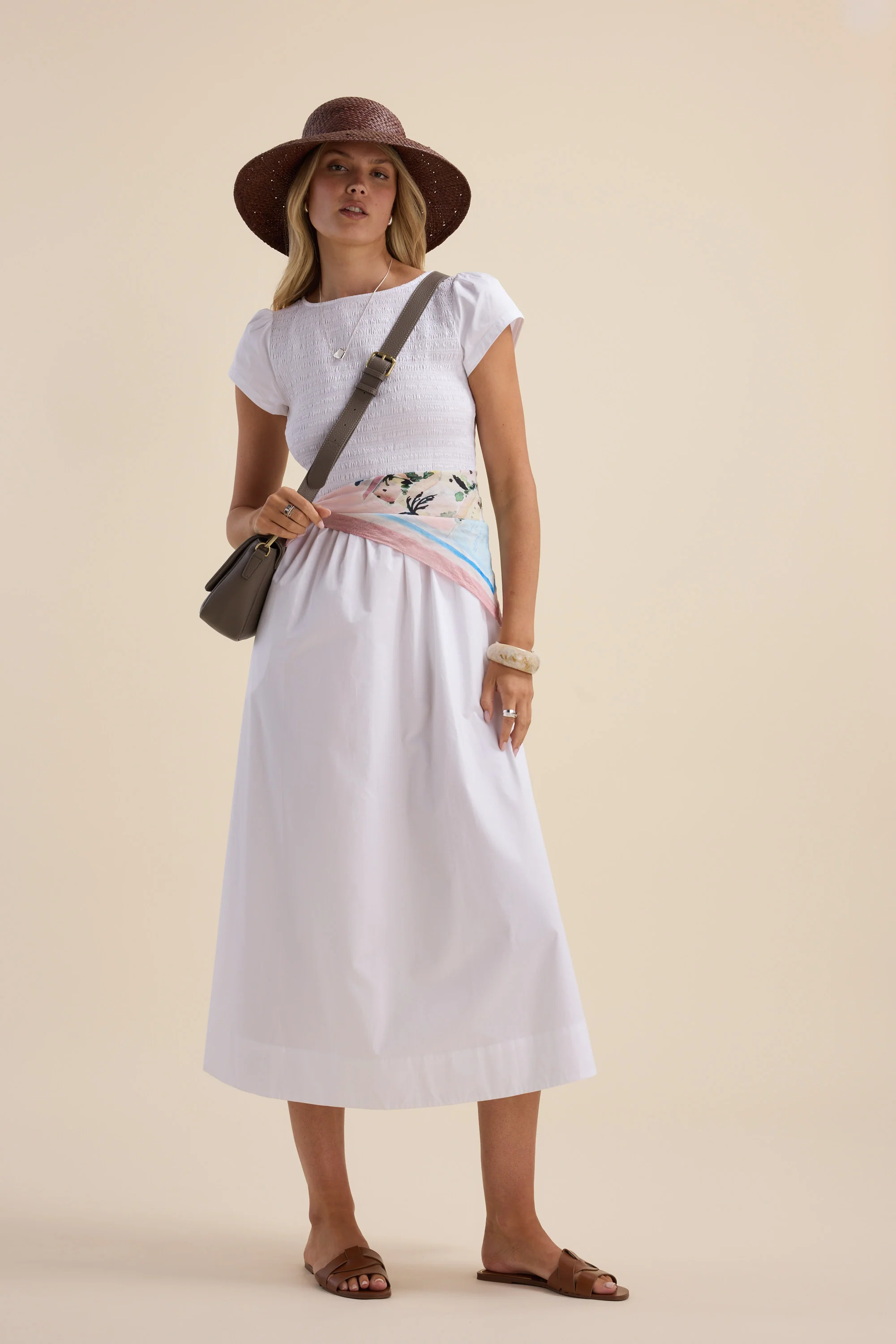 Abby Shirred Bodice Dress - Image 2