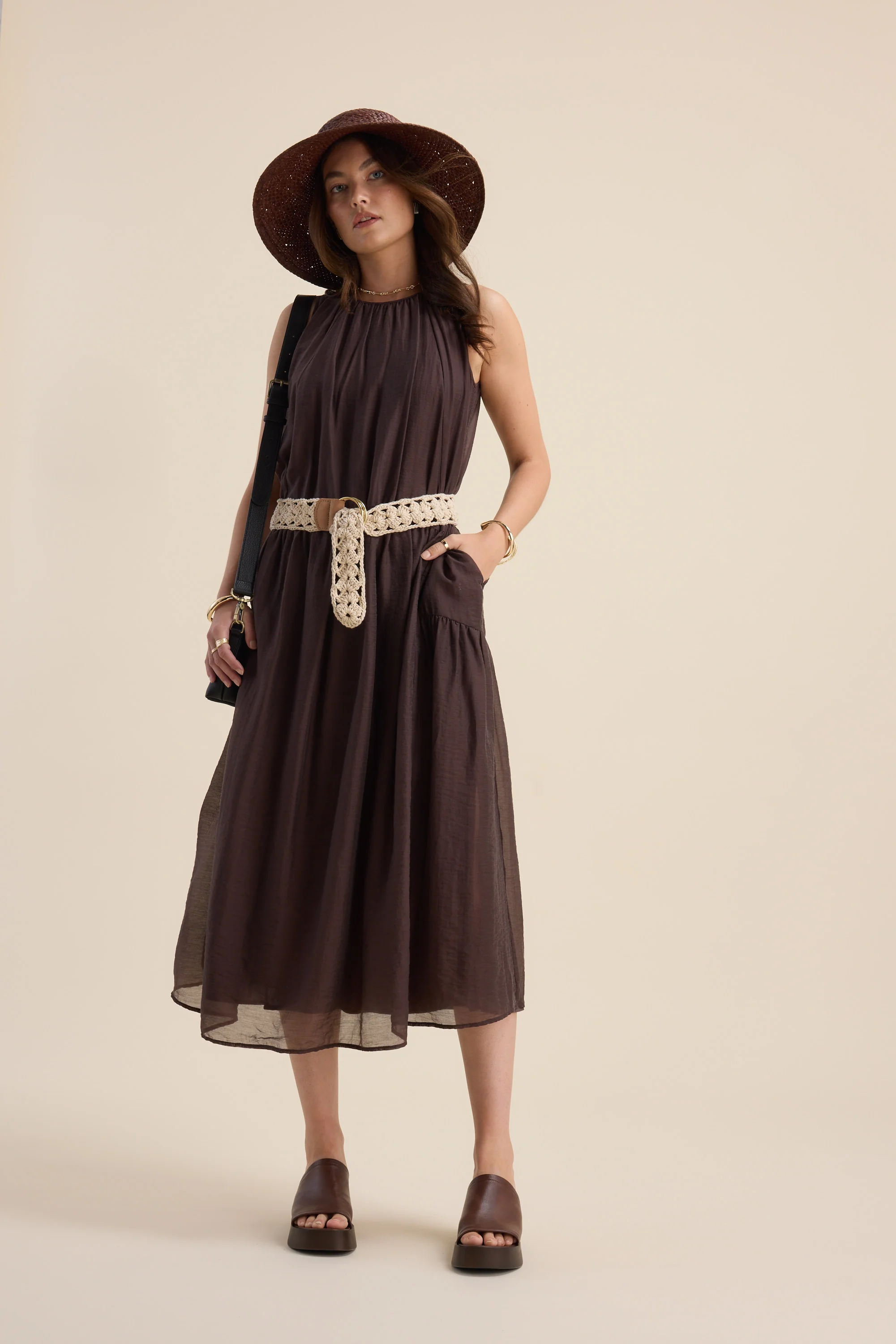 Alana Gather Detail Dress - Image 5