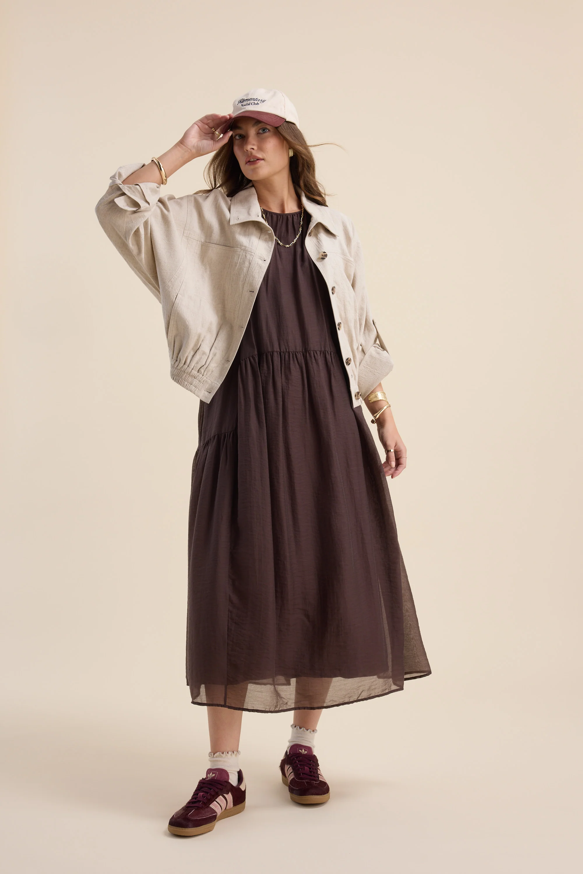 Alana Gather Detail Dress - Image 6