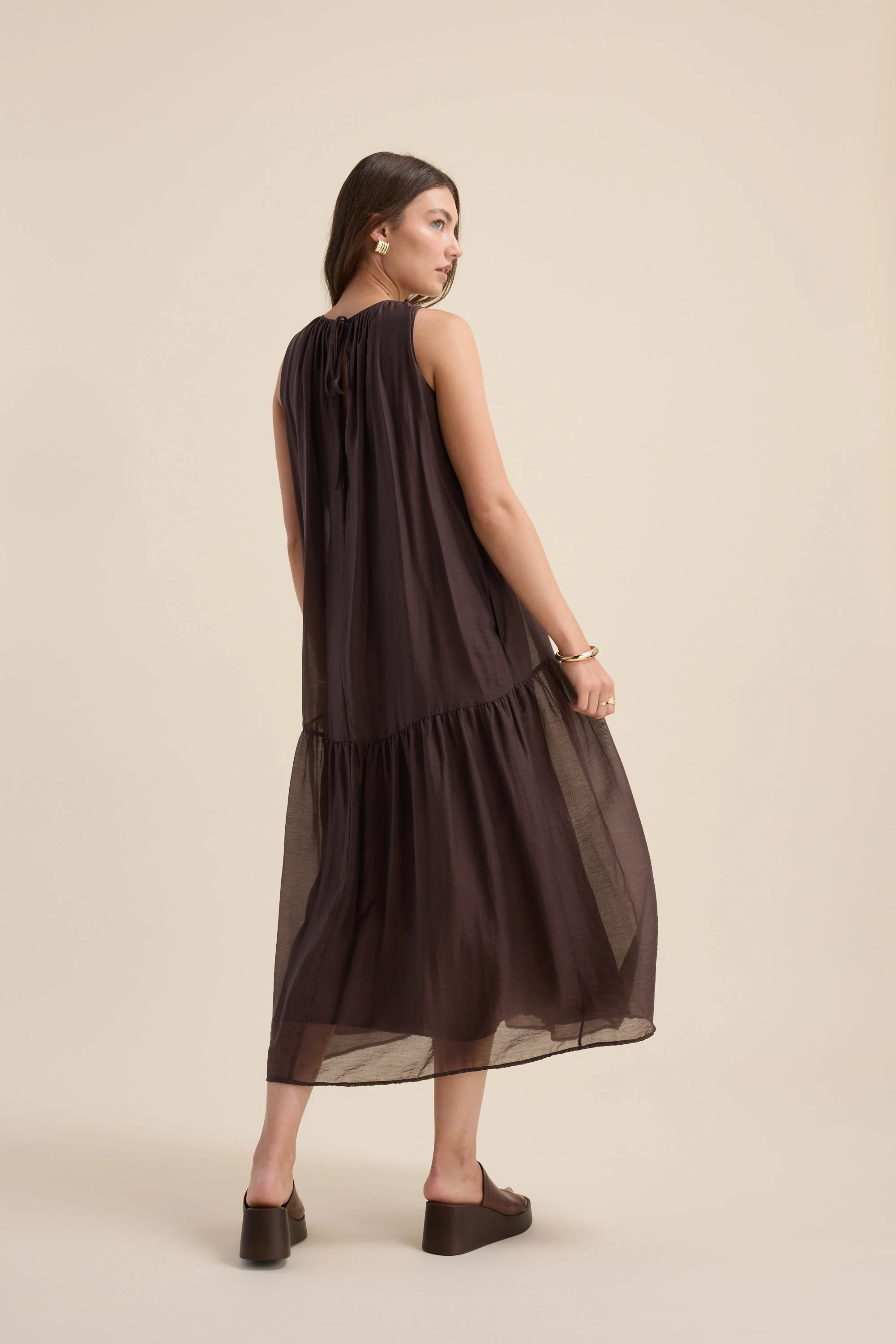 Alana Gather Detail Dress - Image 8
