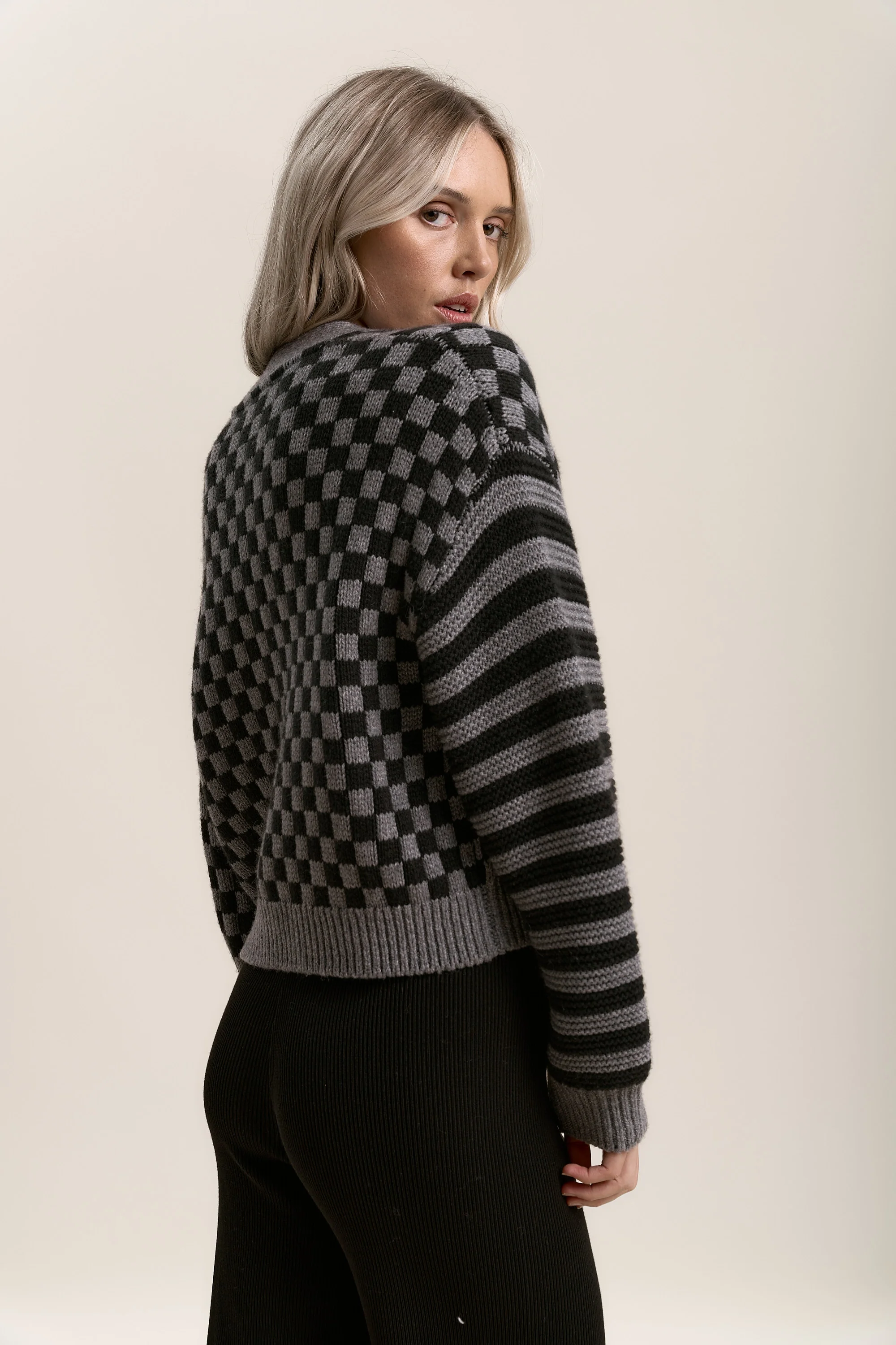 Alice Knit Detail Cardigan - Image 5