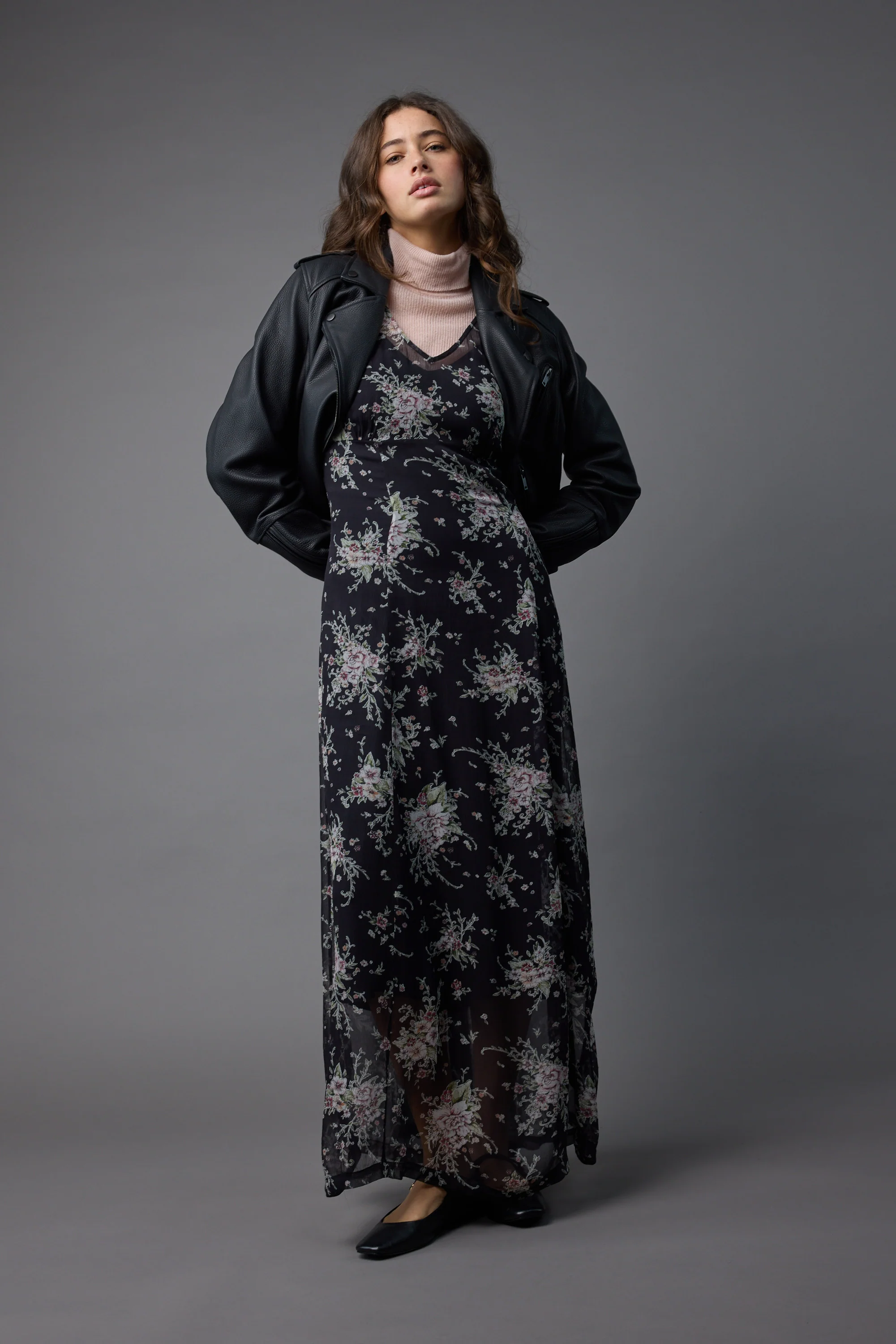 Amber Long Sleeve Dress - Image 2