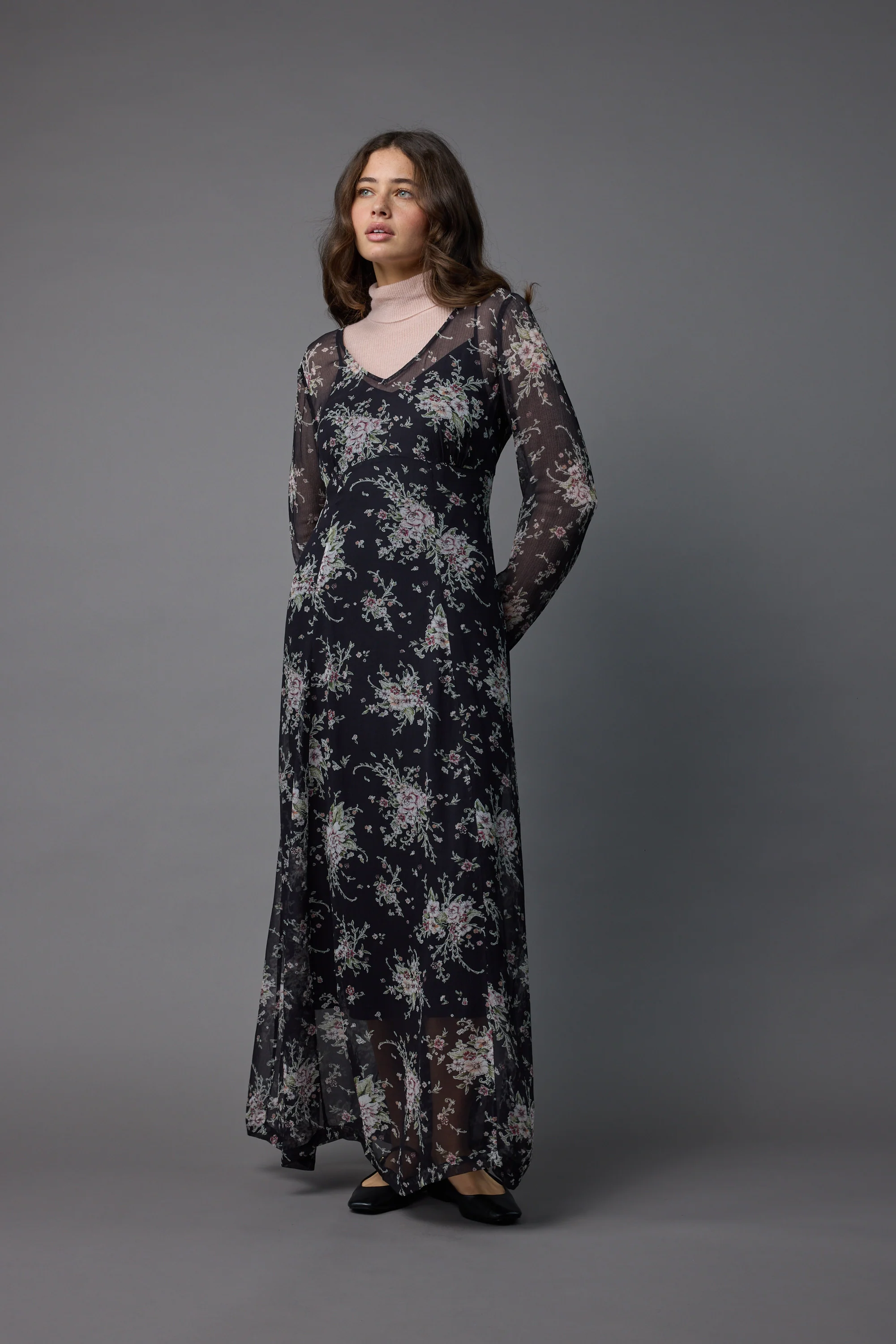 Amber Long Sleeve Dress - Image 3