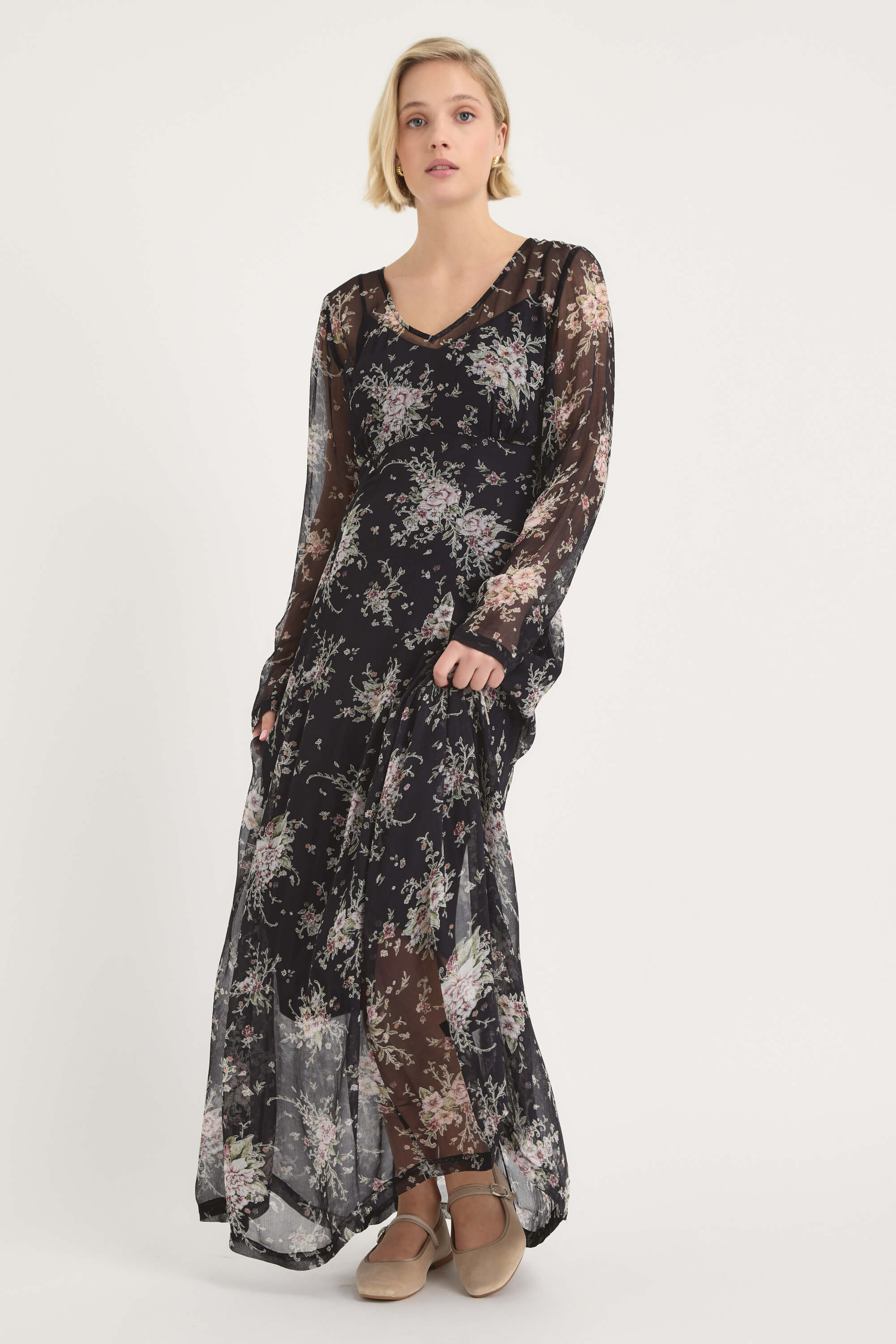 Amber Long Sleeve Dress - Image 4