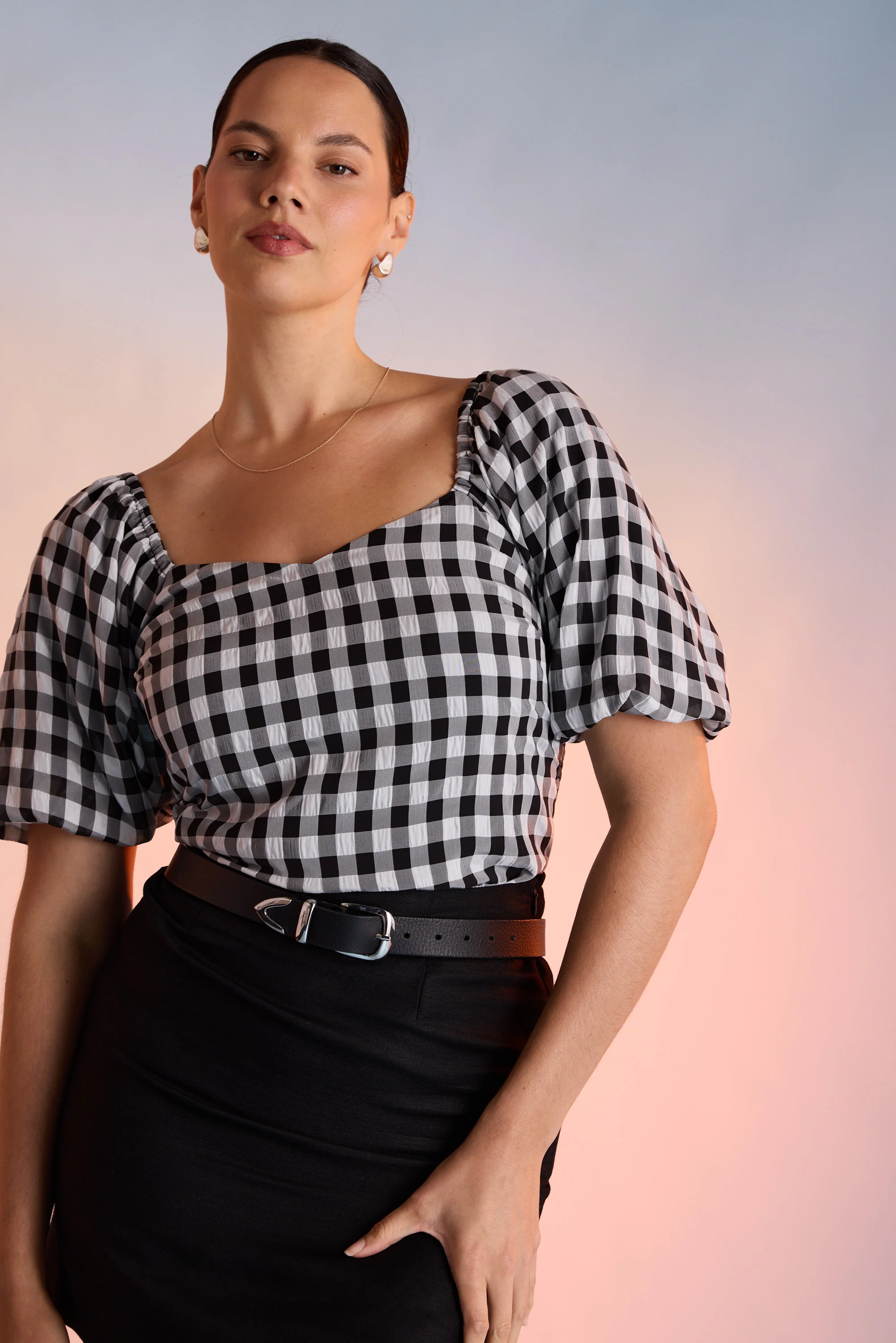 Anna Puff Sleeve Top