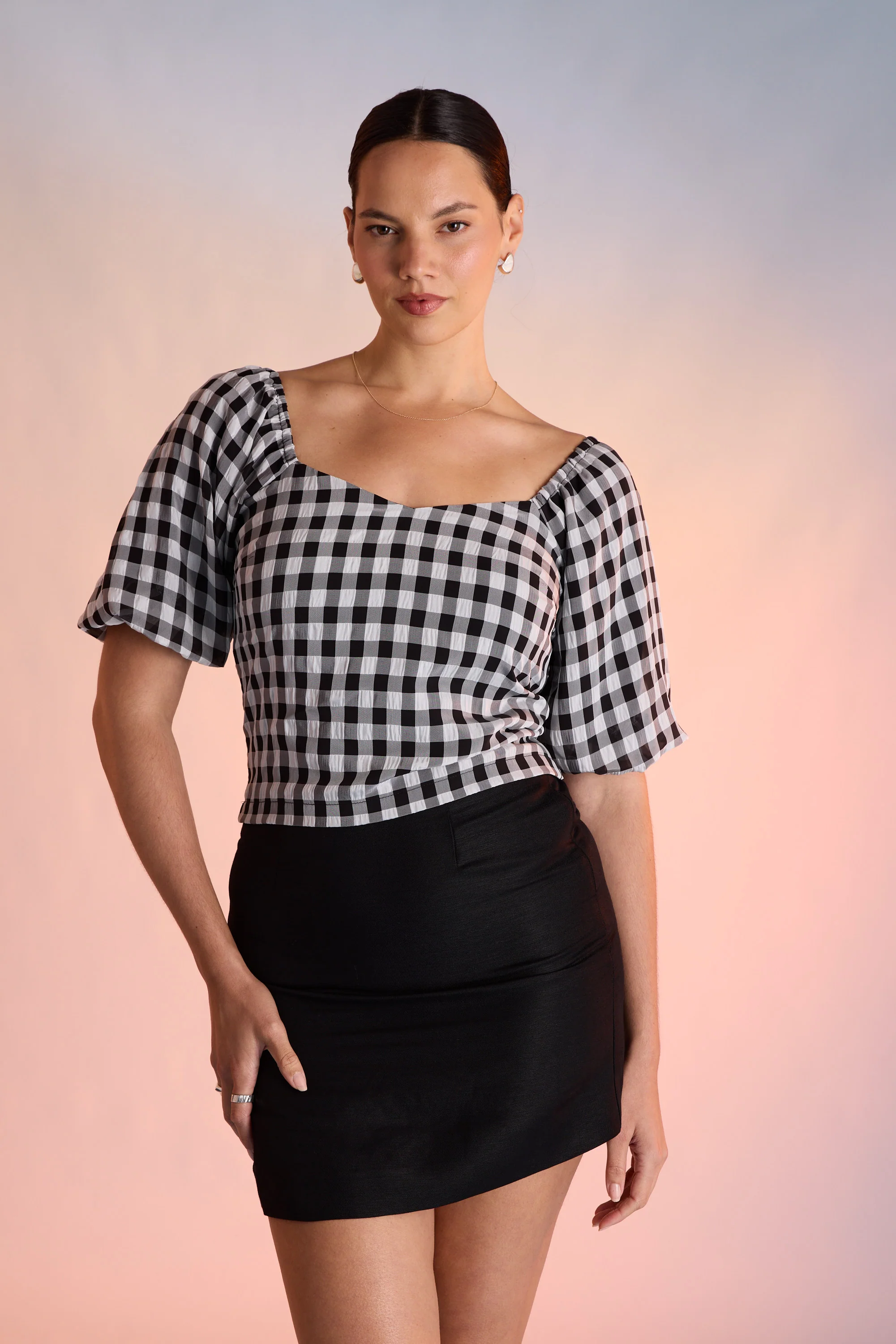 Anna Puff Sleeve Top - Image 2