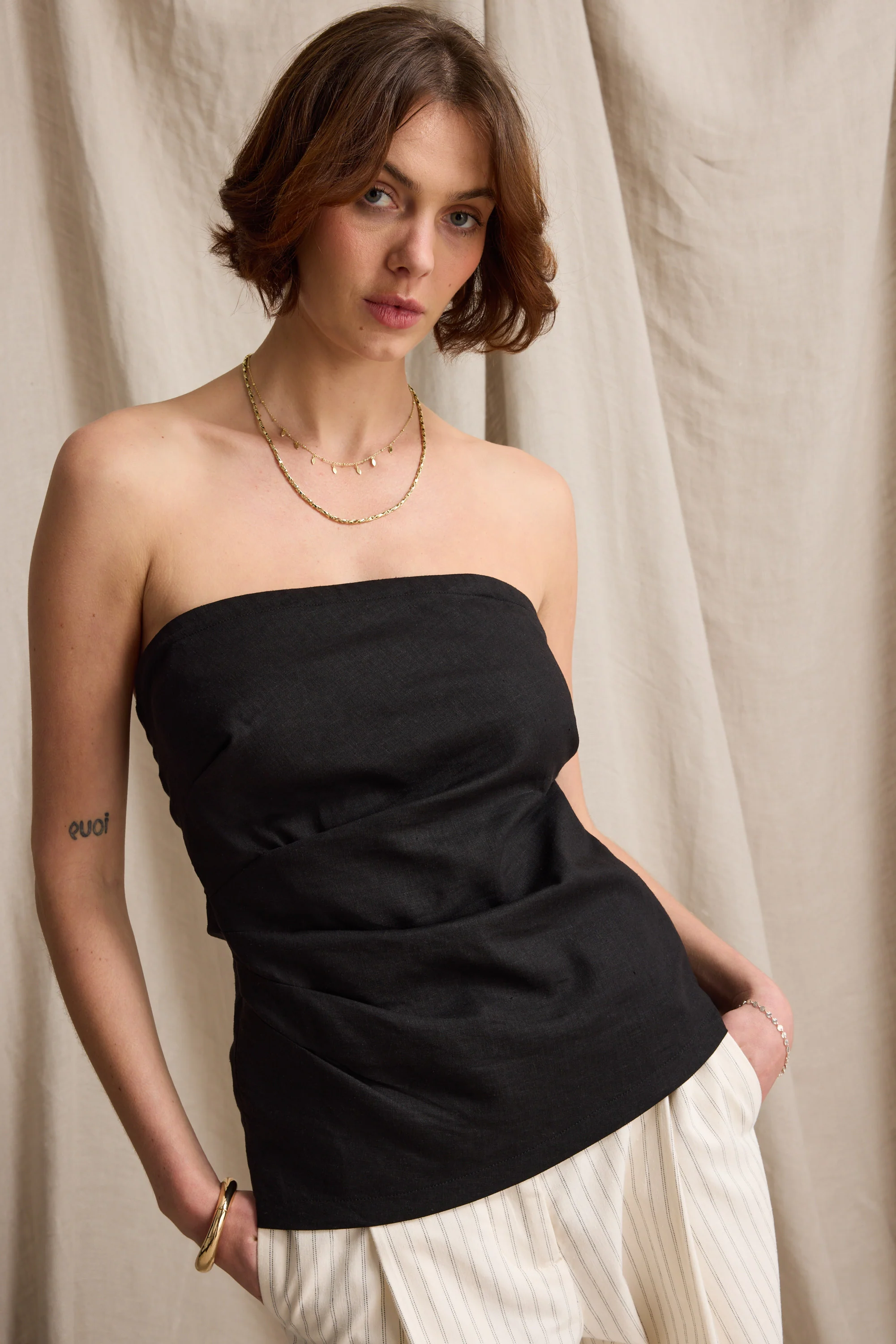 Annabelle Linen Bodice - Image 3