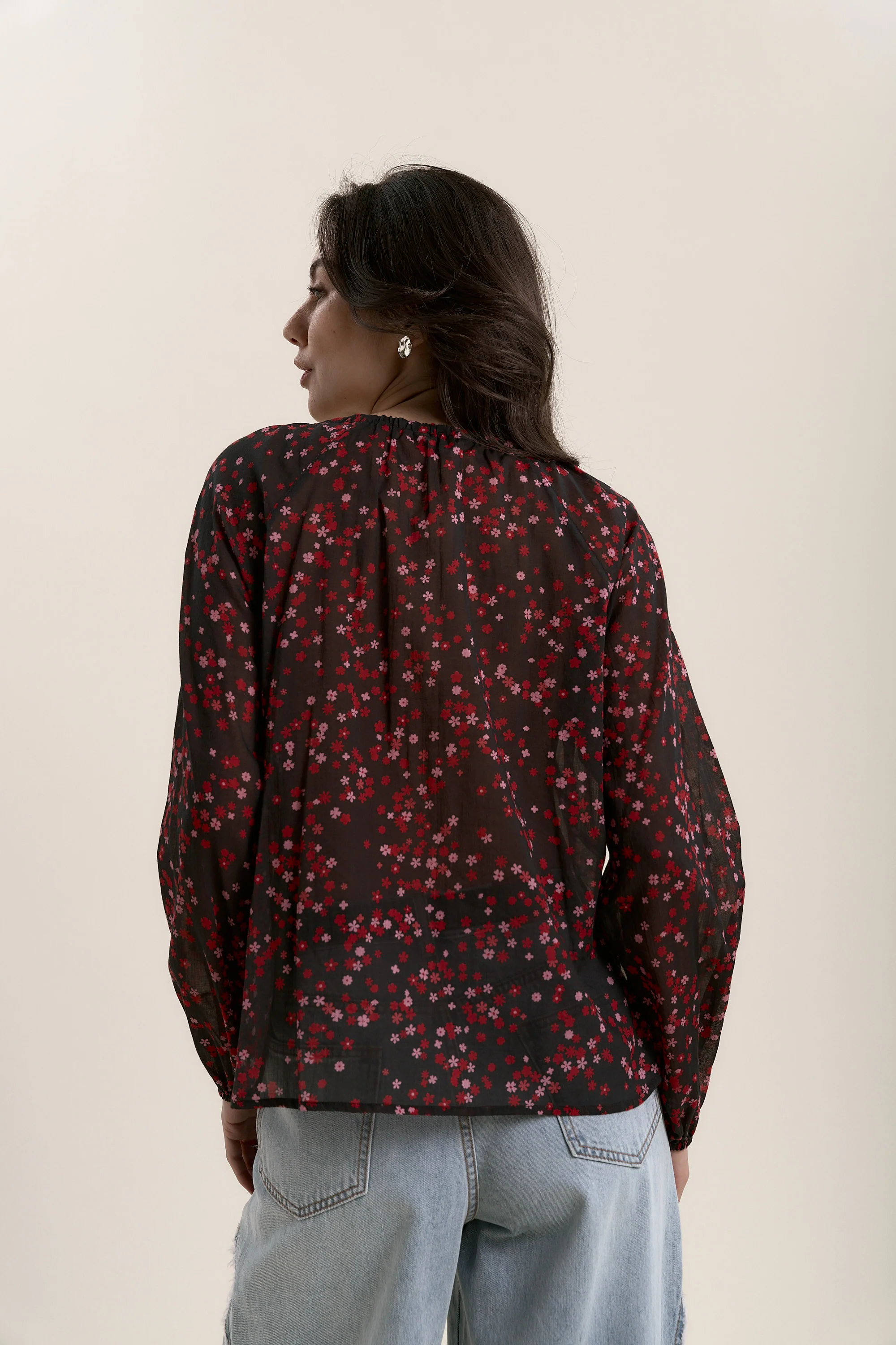 Annabelle Tie Neck Top - Image 5