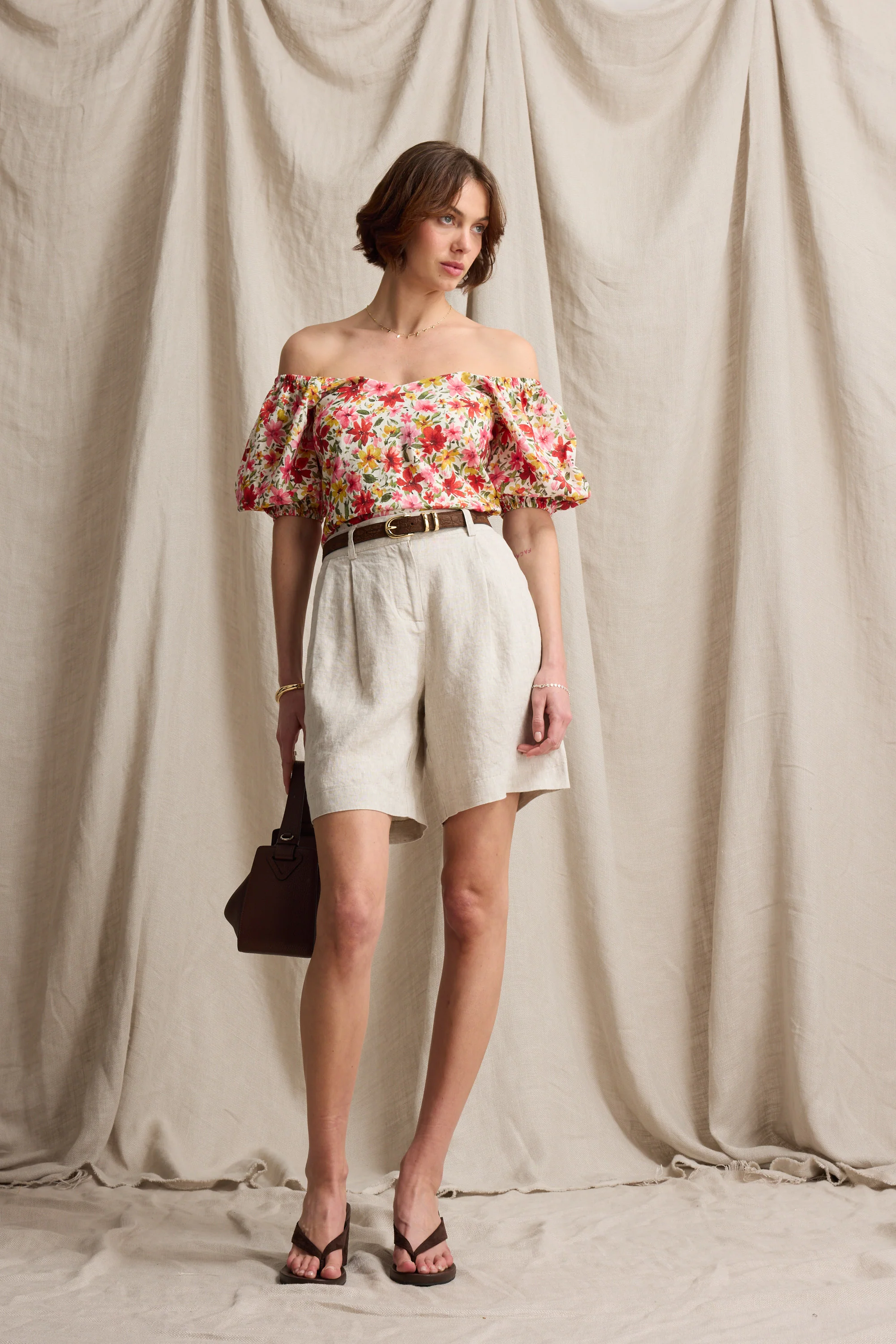 Audrey Puff Sleeve Top - Image 2