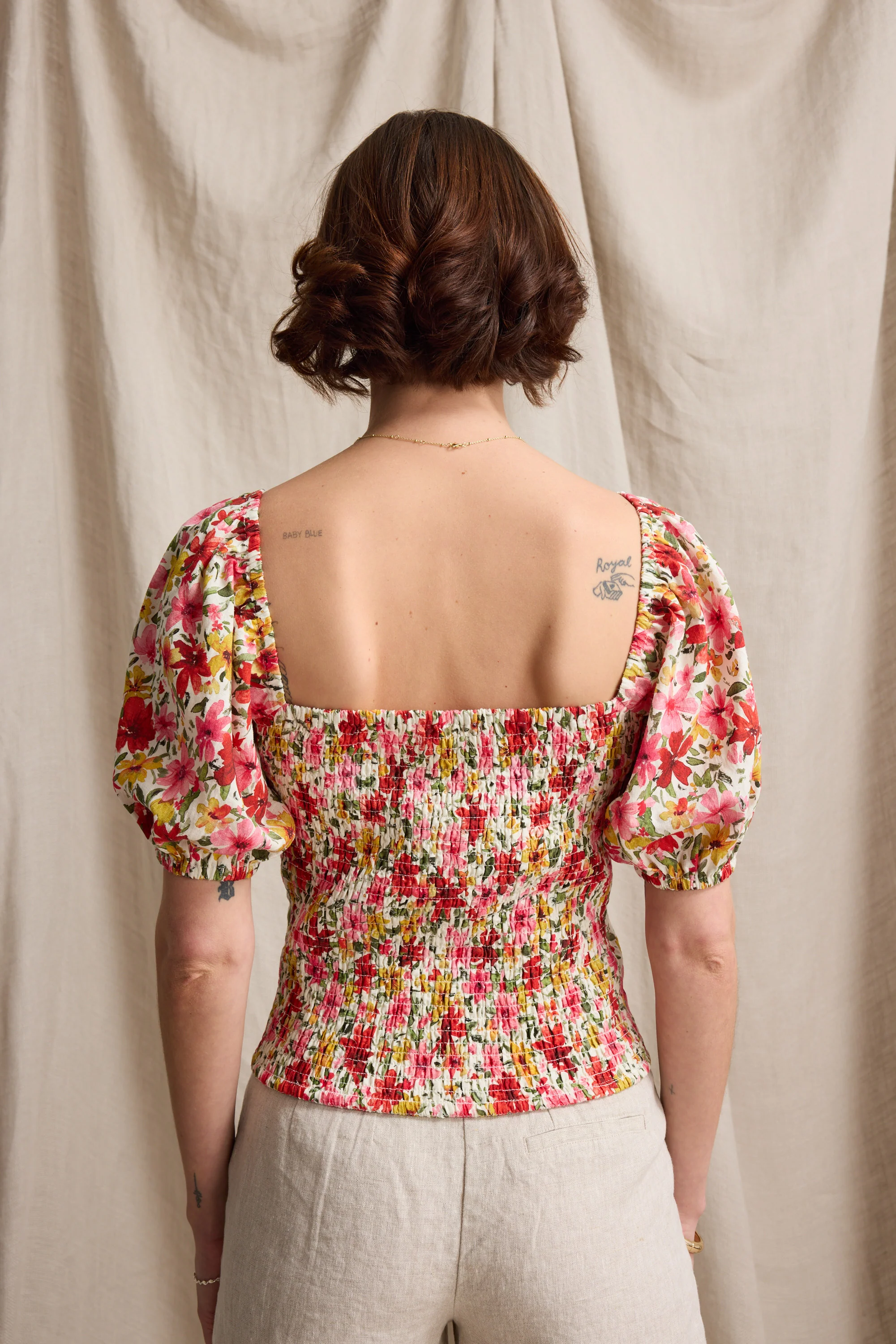 Audrey Puff Sleeve Top - Image 6