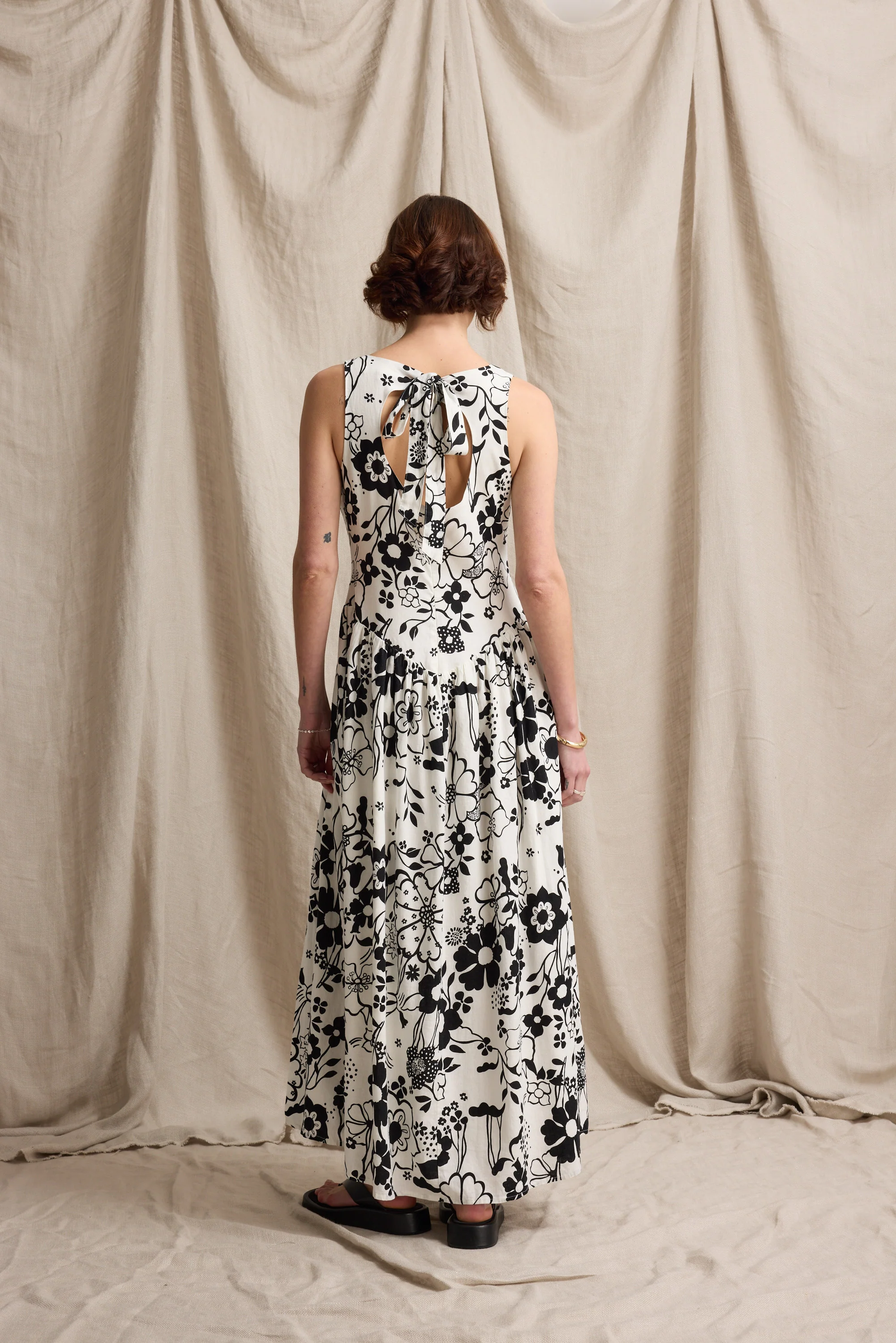 Bella Waist Detail Dress - Image 7