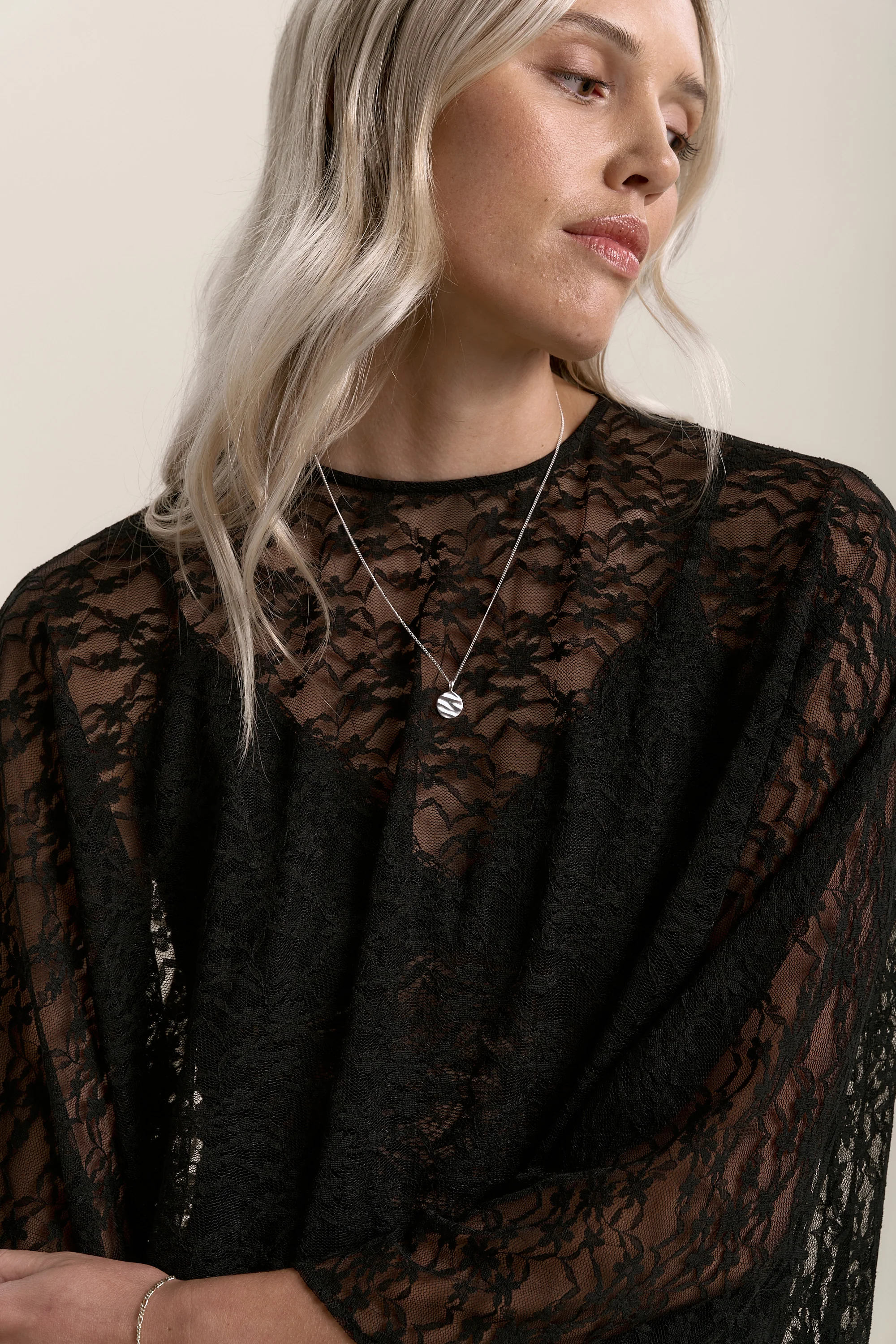Bianca Lace Detail Top - Image 4
