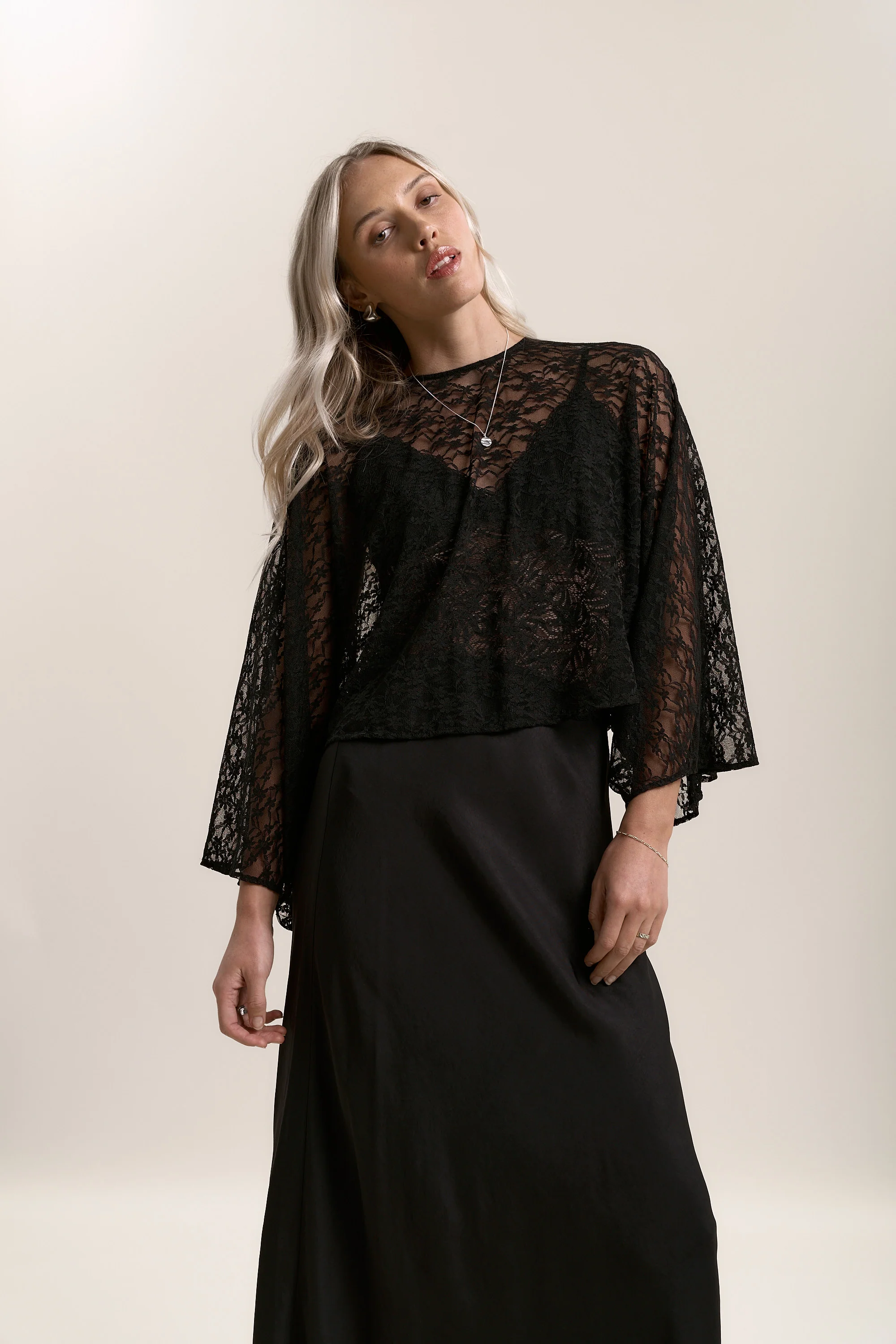 Bianca Lace Detail Top - Image 5
