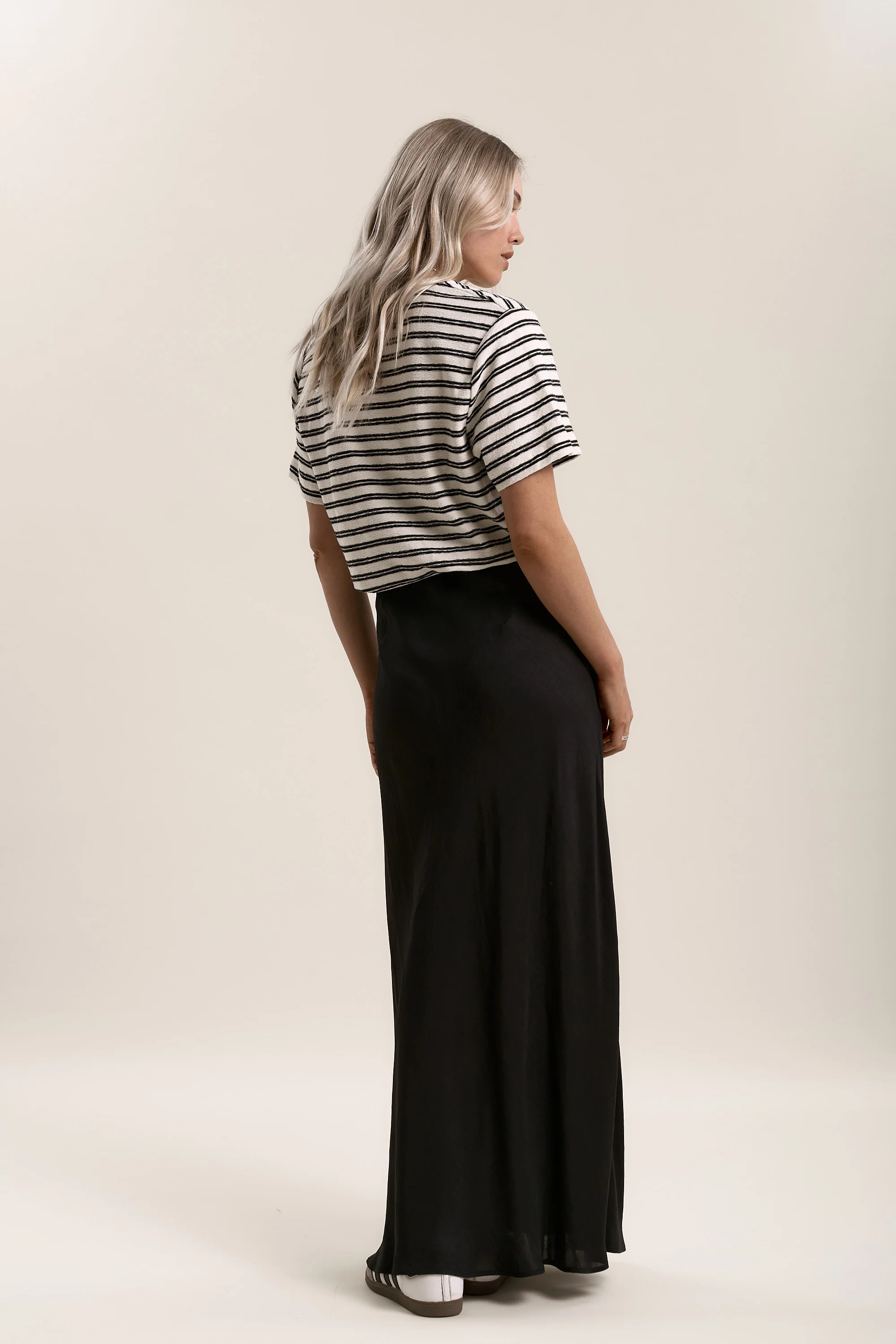 Bias Cut Flared Skirt - Image 6