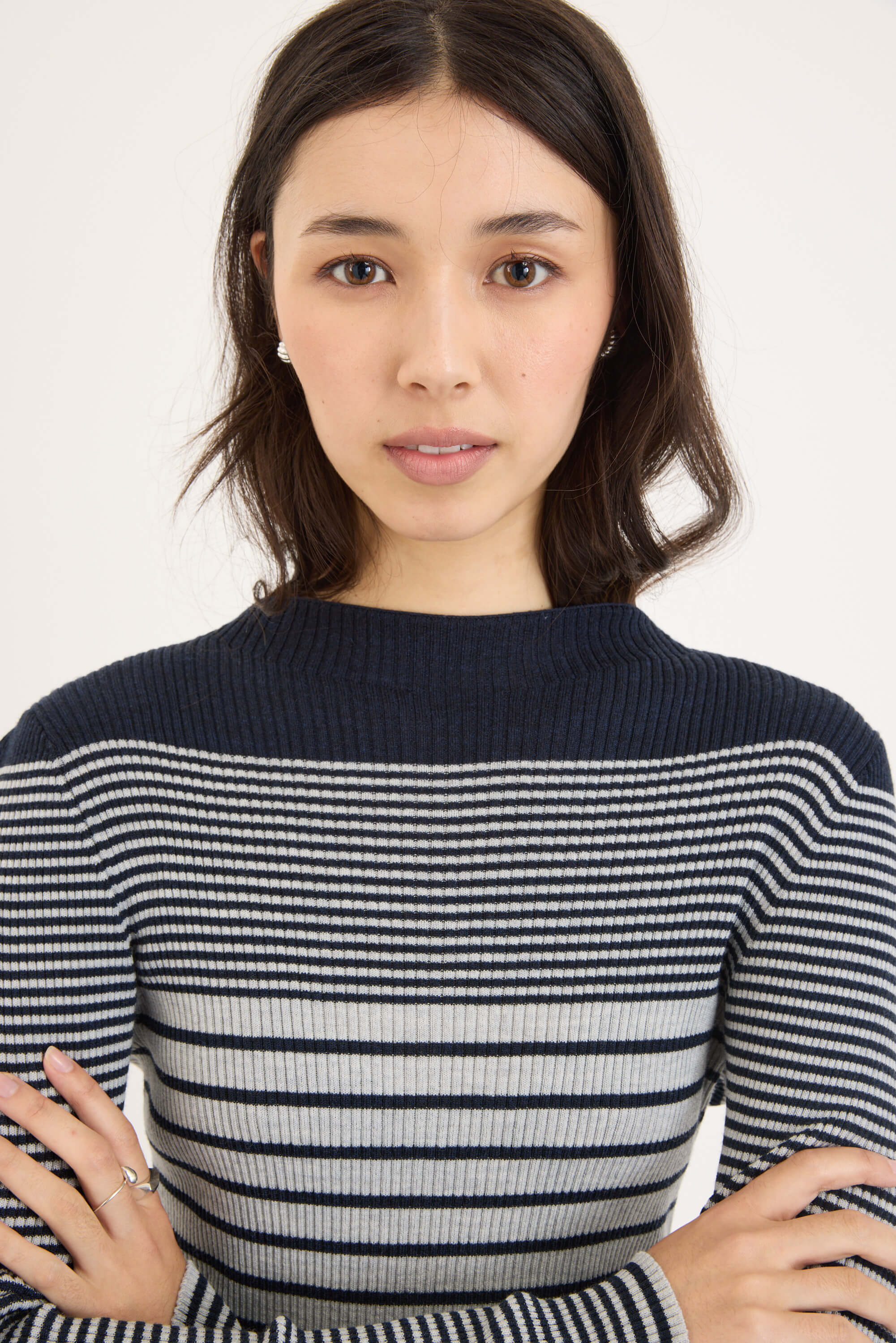 Bonnie ZQ Merino Striped Sweater - Image 2