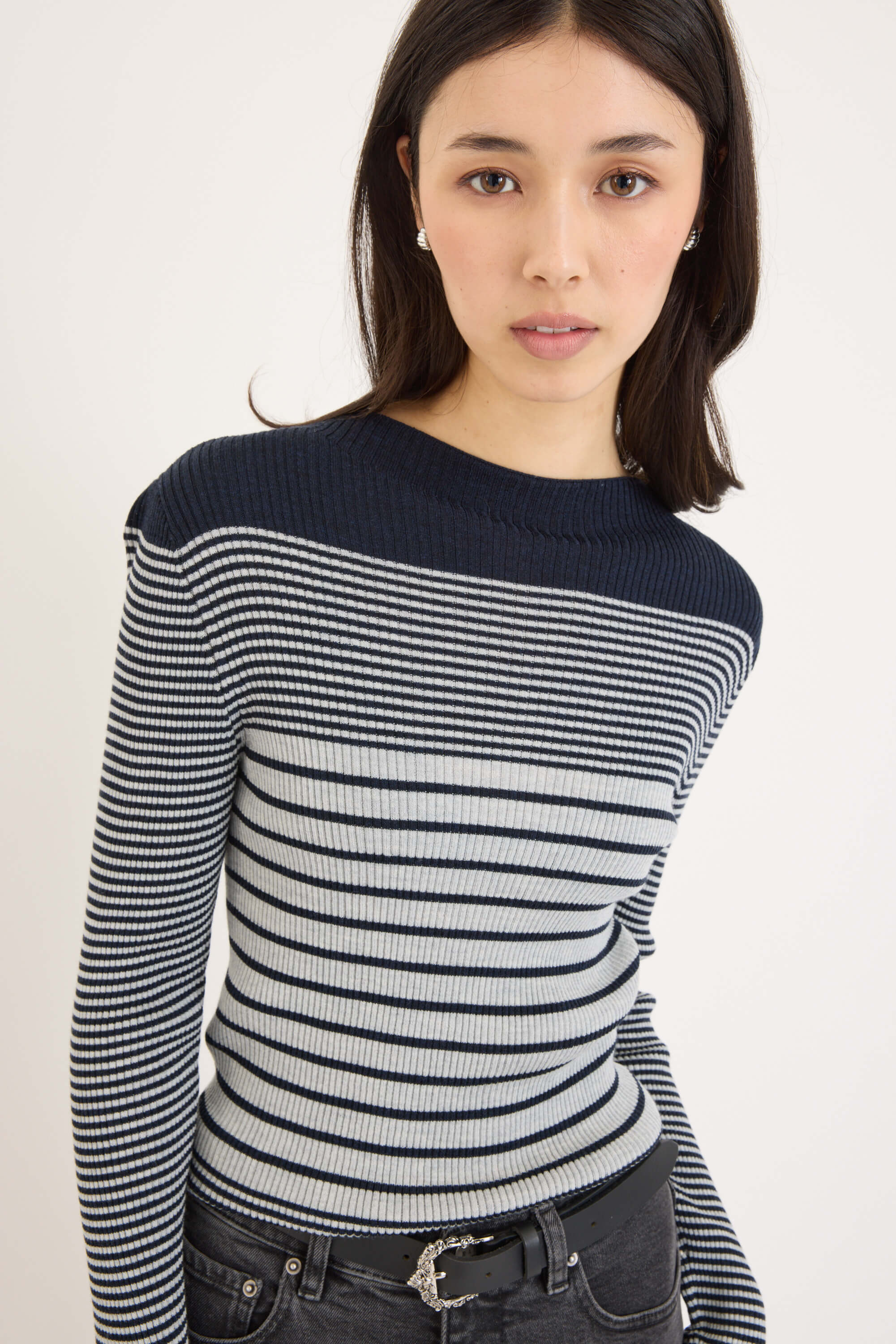 Bonnie ZQ Merino Striped Sweater - Image 3