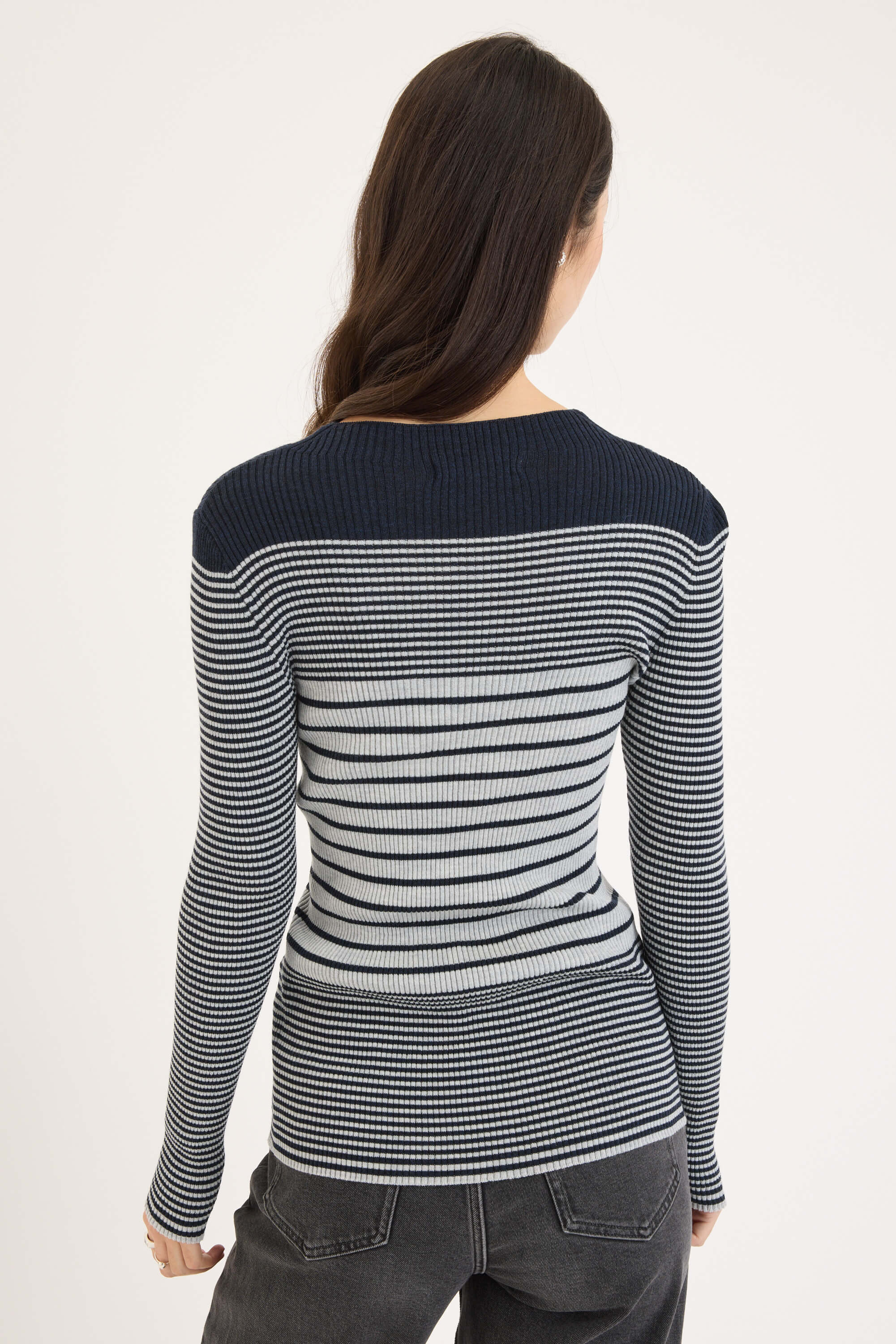 Bonnie ZQ Merino Striped Sweater - Image 5