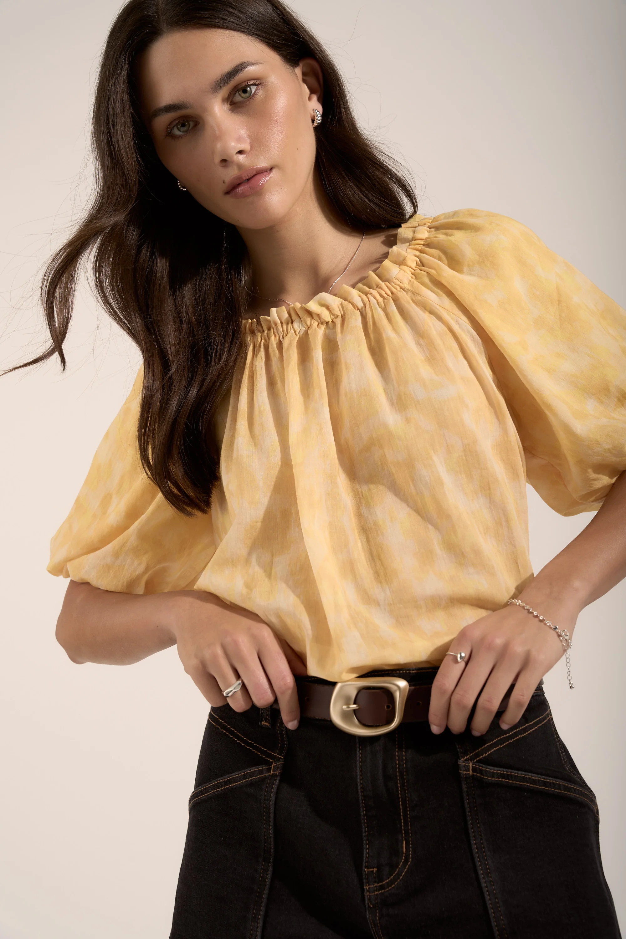 Britney Puff Sleeve Blouse - Image 6