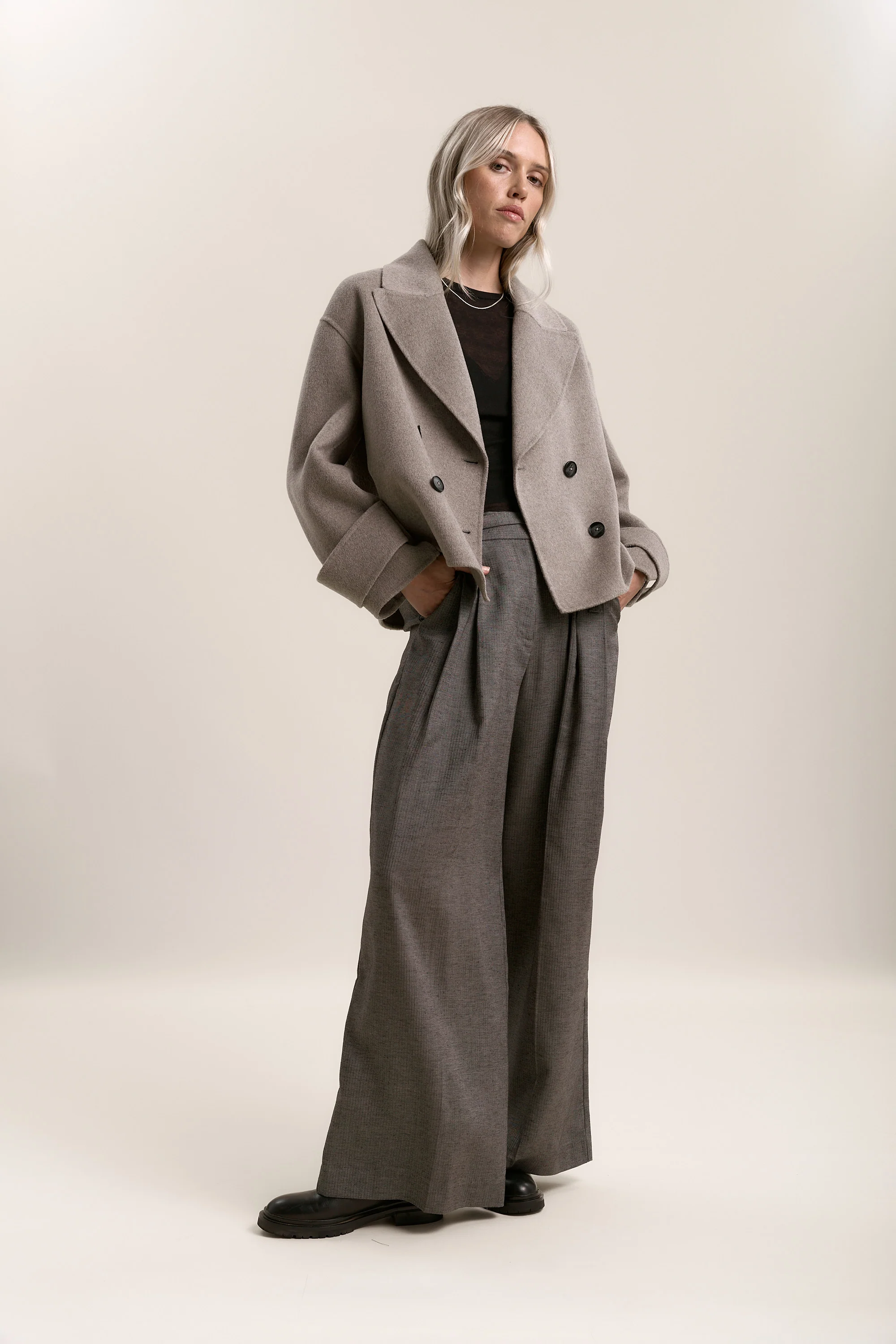 Cameron Pleat Detail Pant - Image 3