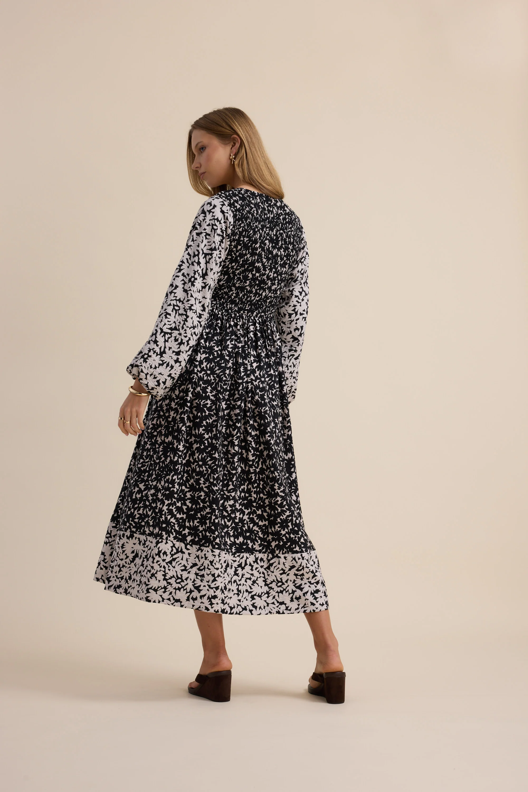 Camille Shirred Bodice Dress - Image 5