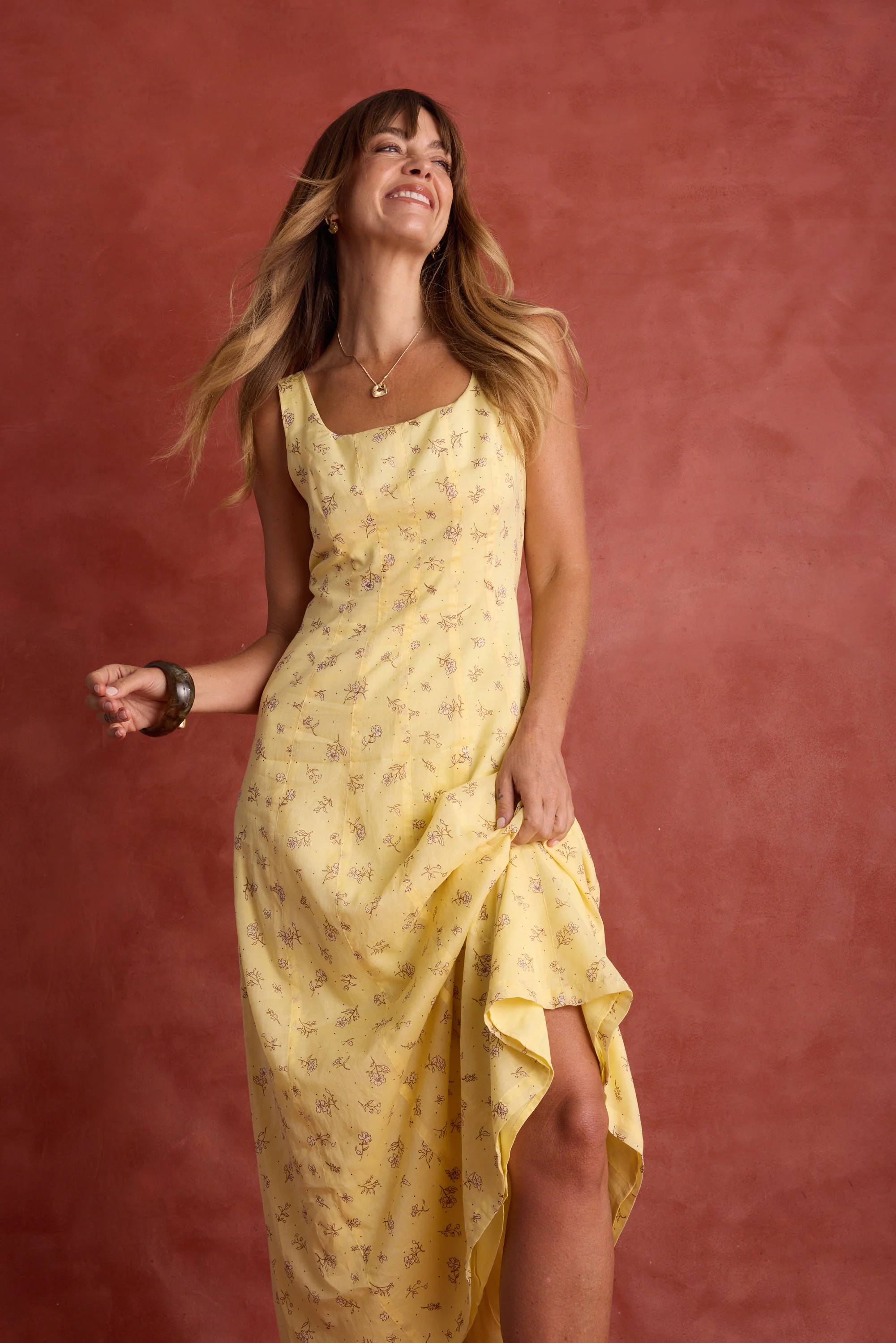 Cece Panelled Midi Dress - Image 2