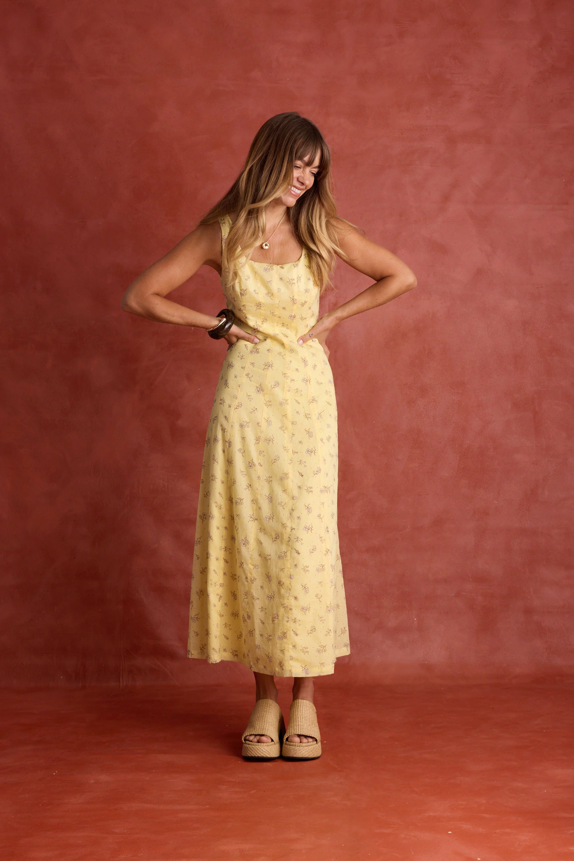 Cece Panelled Midi Dress - Image 6