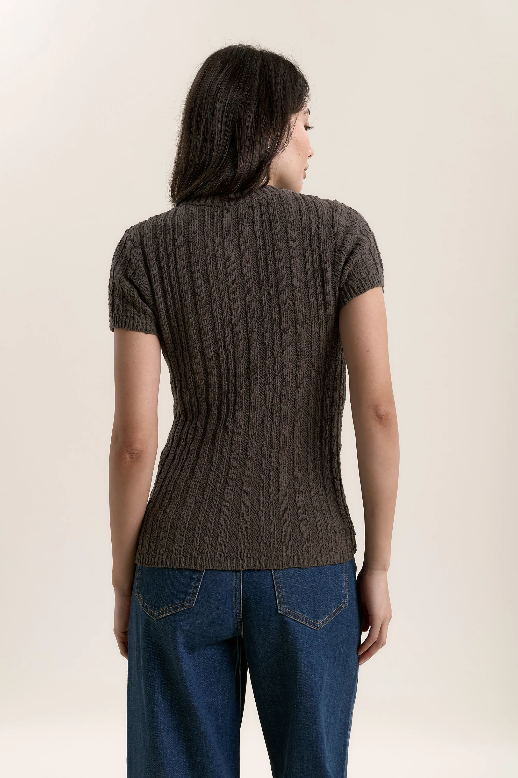 Charlie Textured Knit Tee - Image 4