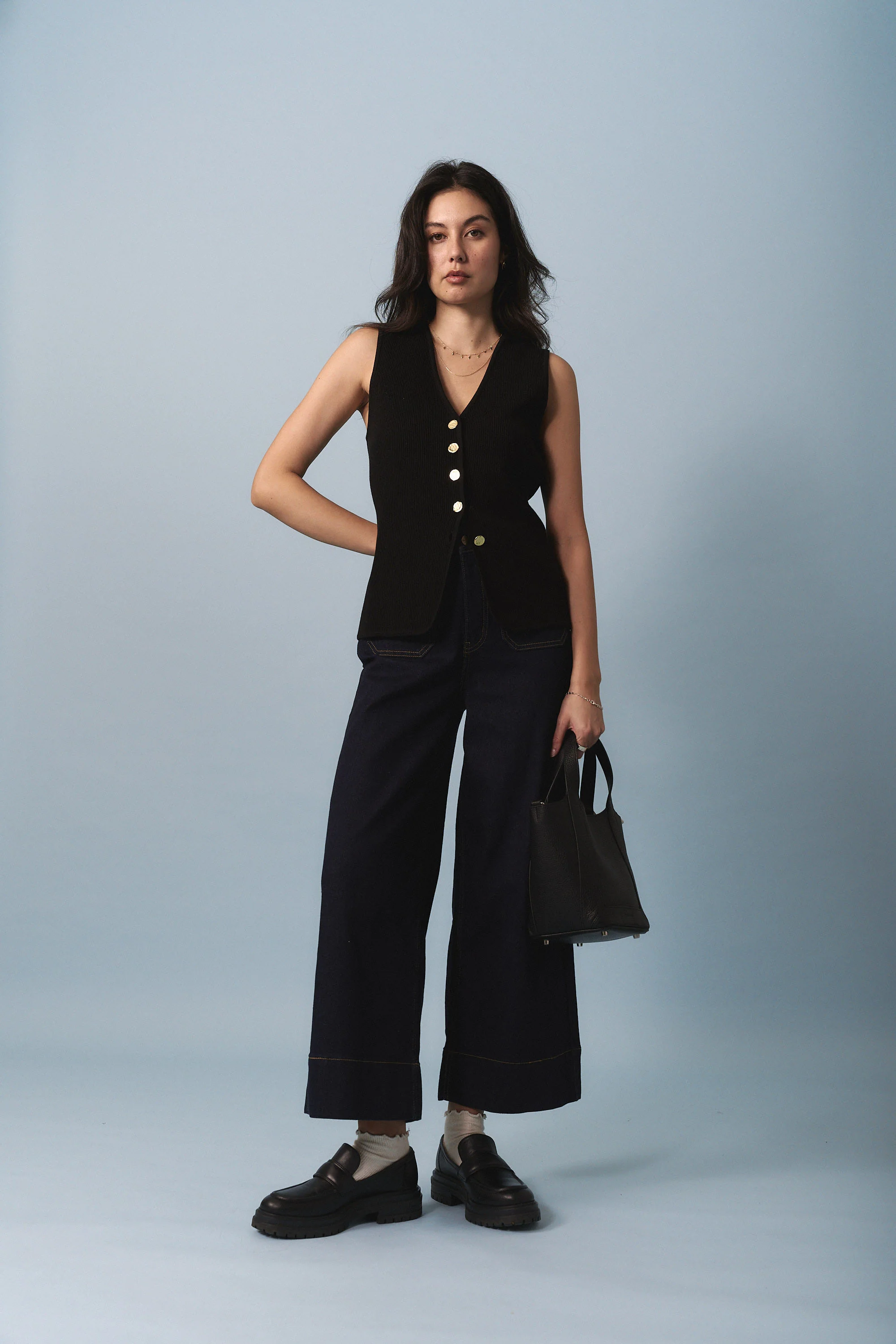 Charlotte Knitted Vest Top - Image 2