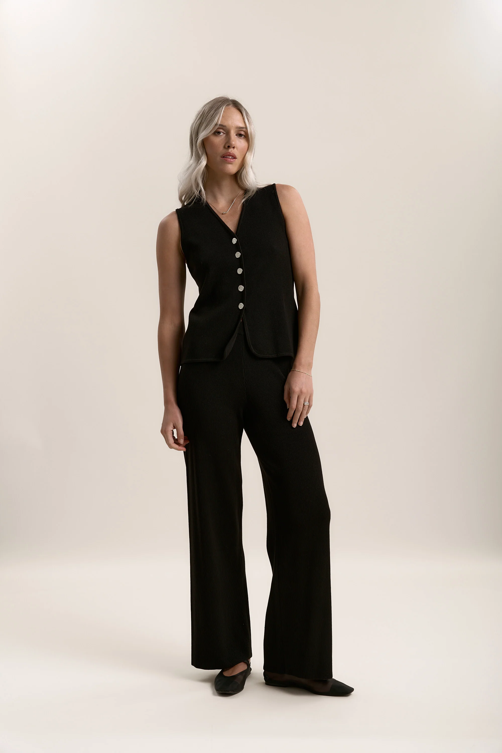 Charlotte Knitted Vest Top - Image 4