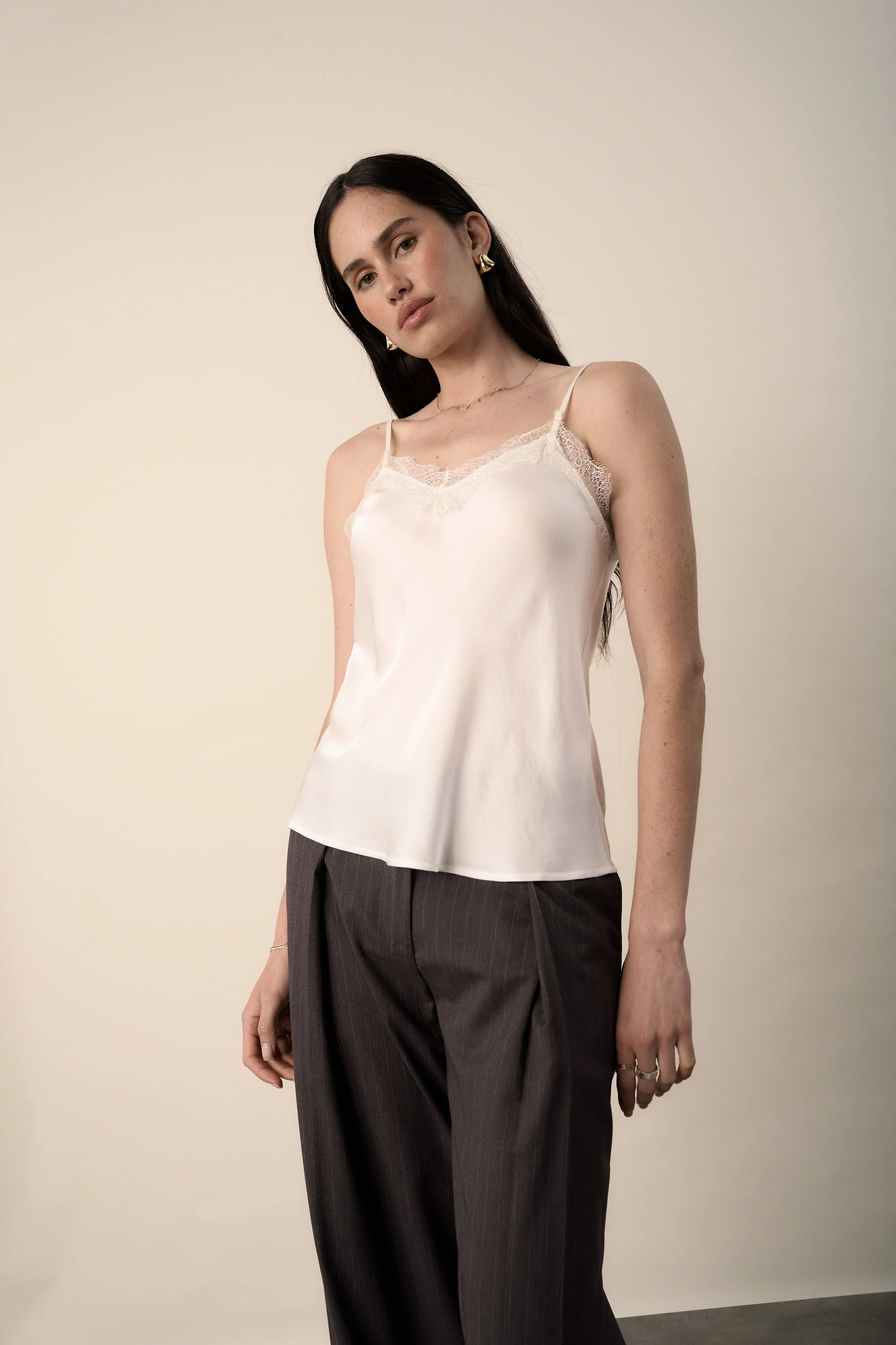 Chloe Lace Detail Tank - Image 4