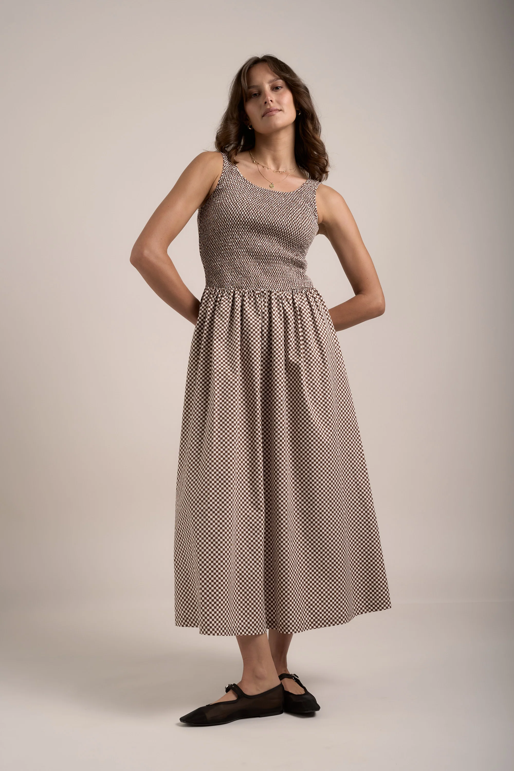 Coco Shirred Dress - Image 3