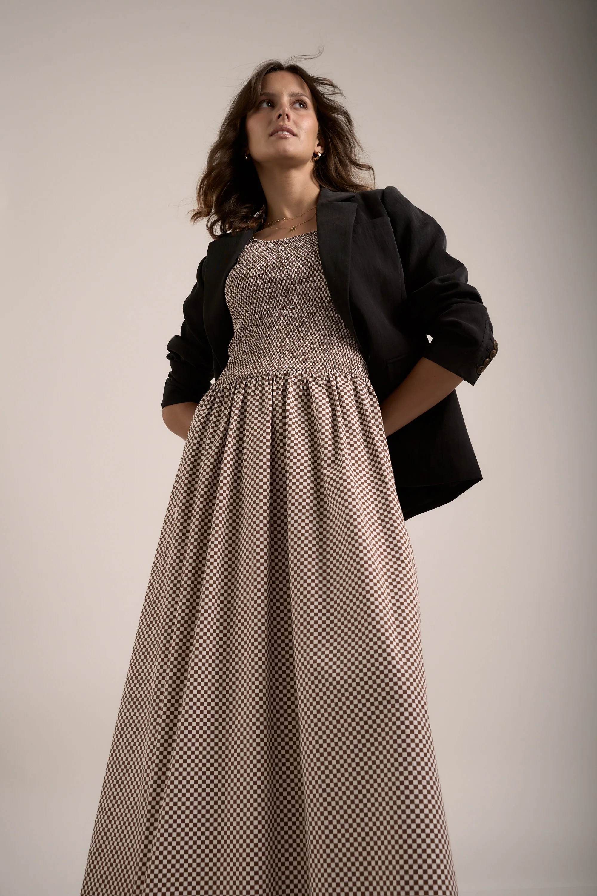 Coco Shirred Dress - Image 4