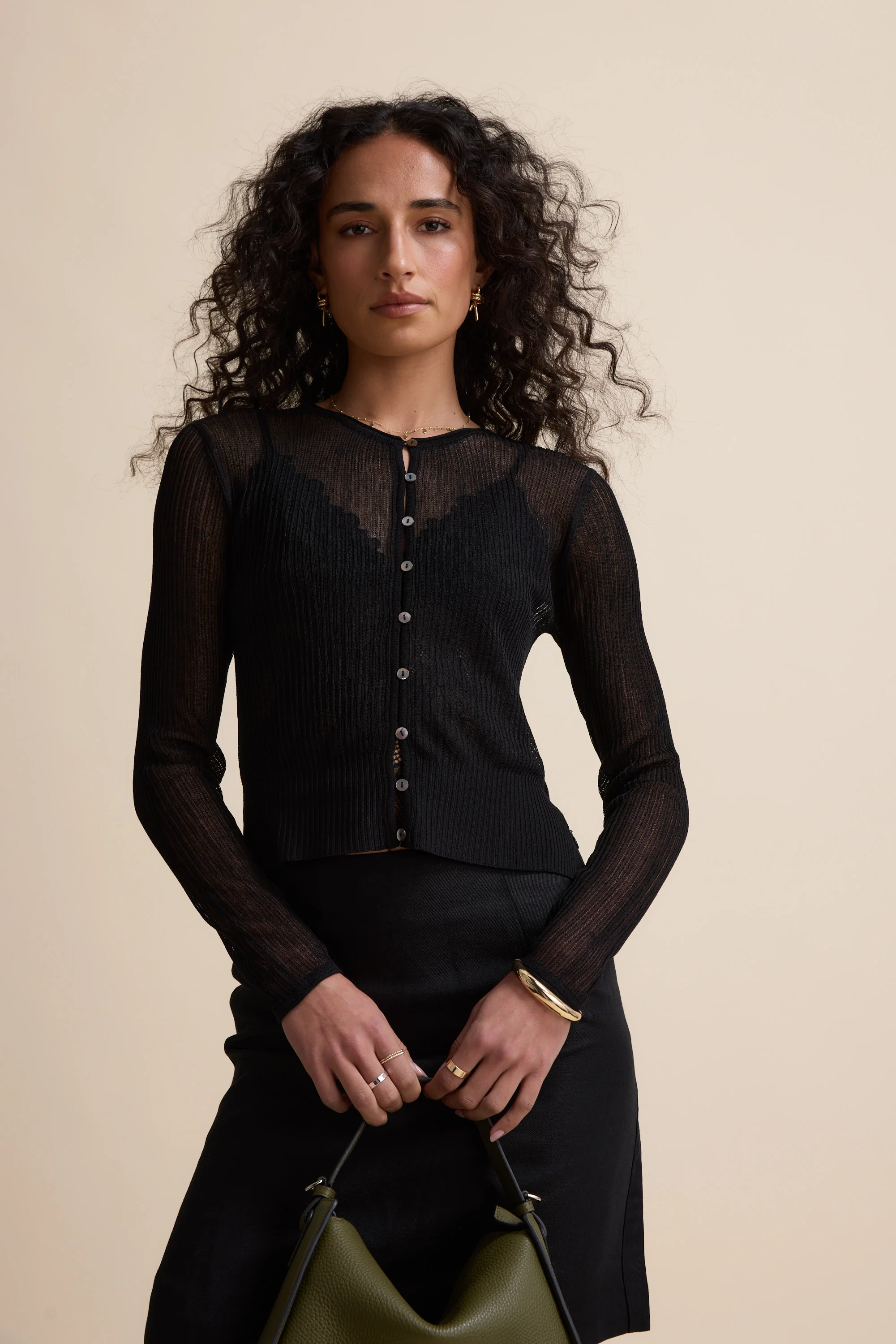 Eden Sheer Knit Cardigan - Image 6