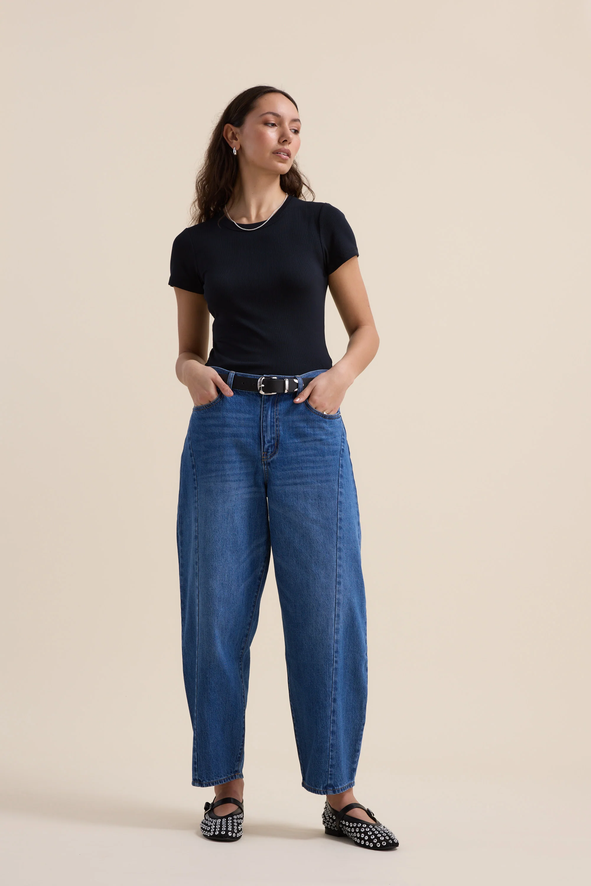 Elementary Basics Fitted Rib Tee - Image 4