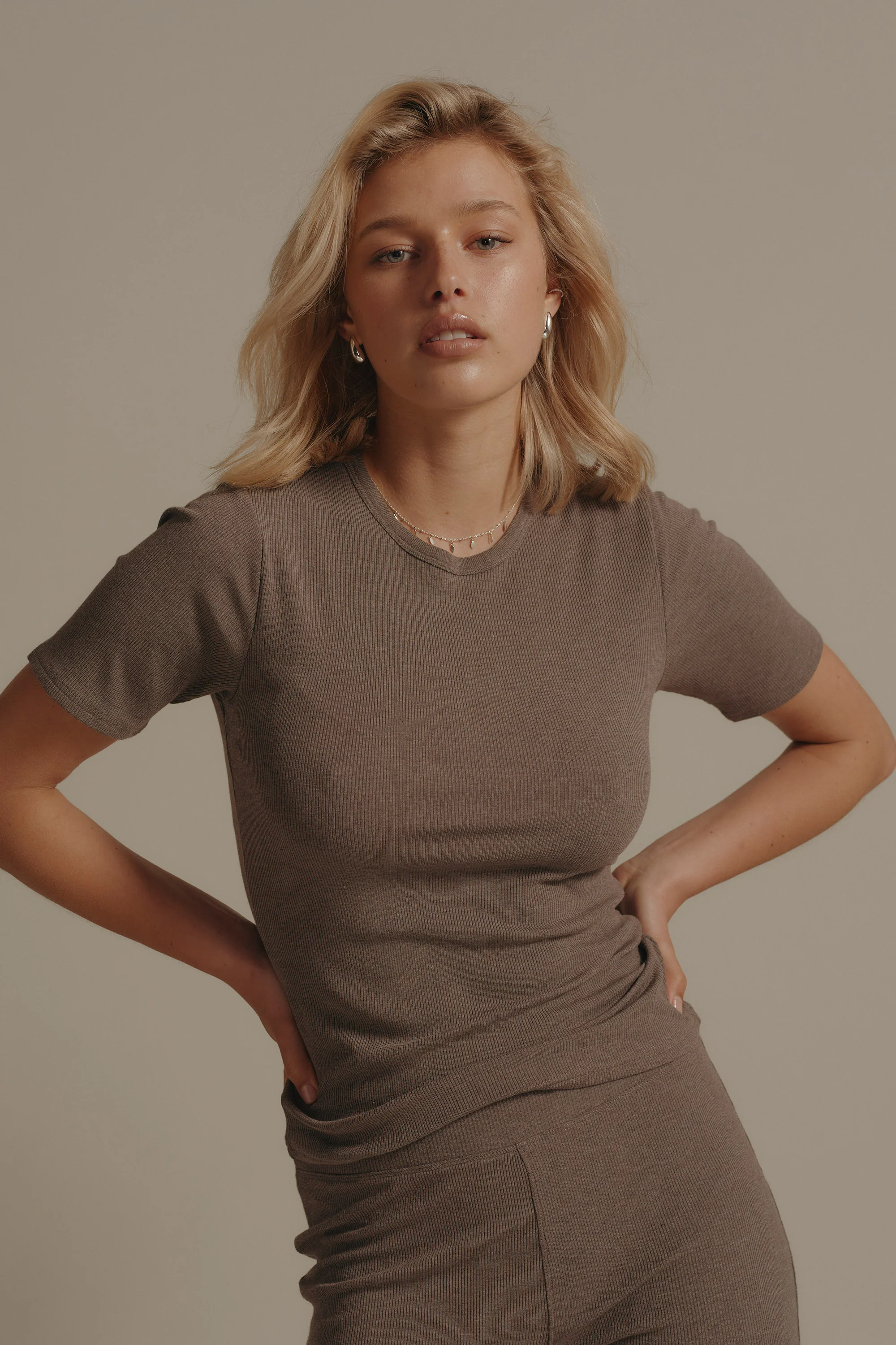 Elementary Basics Rib Tee - Image 3