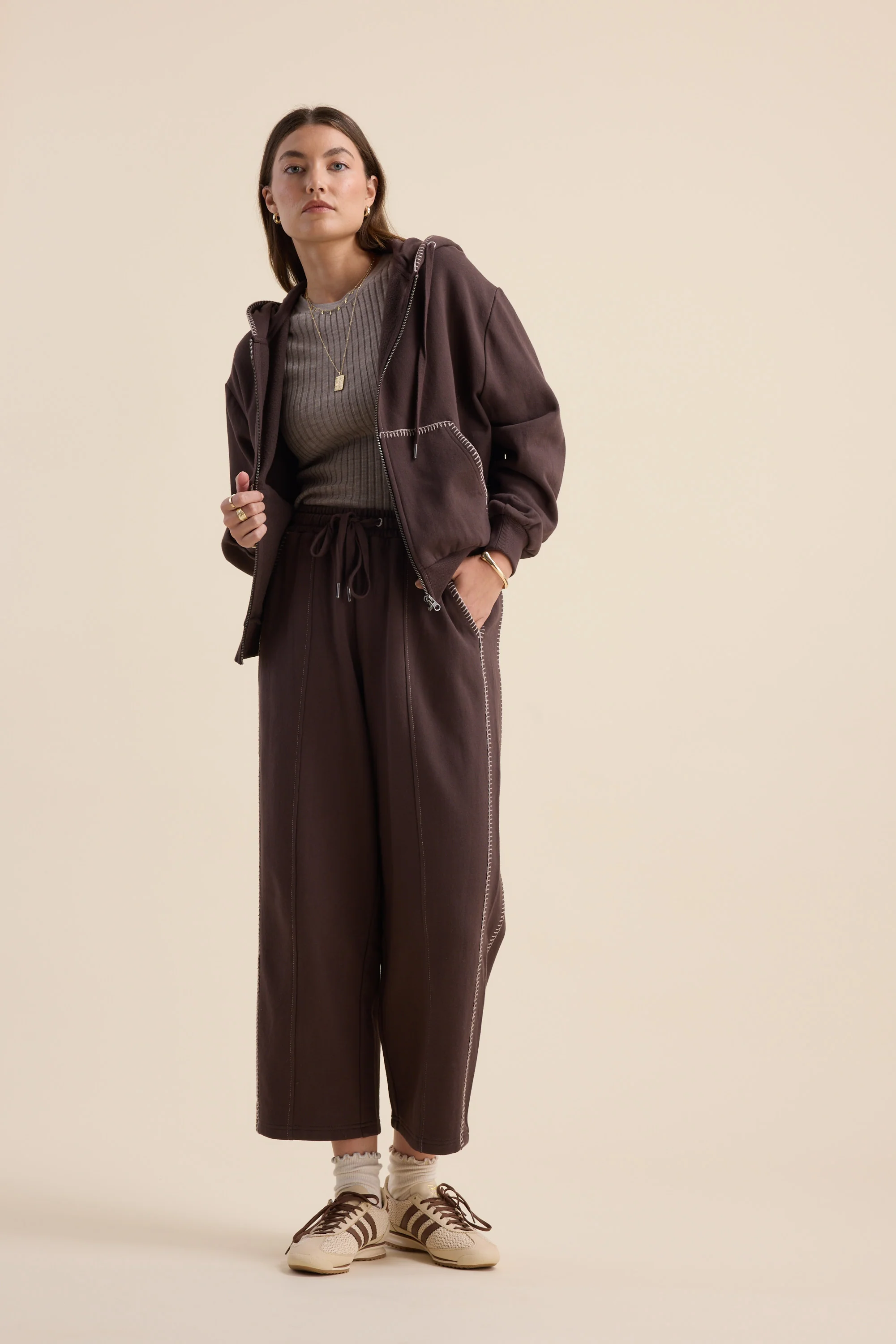 Elementary Blanket Stitch Barrel Trackpant - Image 3