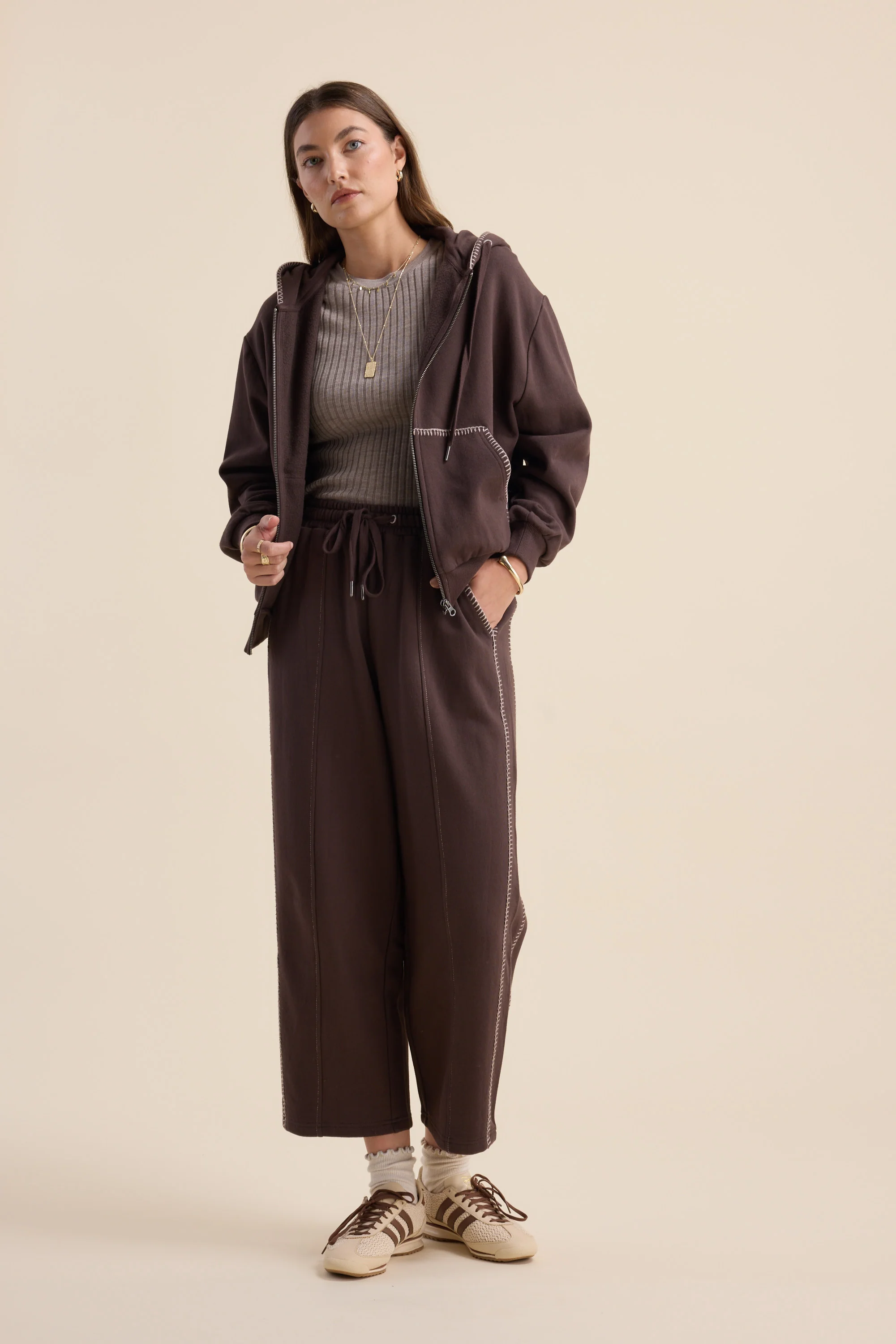 Elementary Blanket Stitch Hoody - Image 3