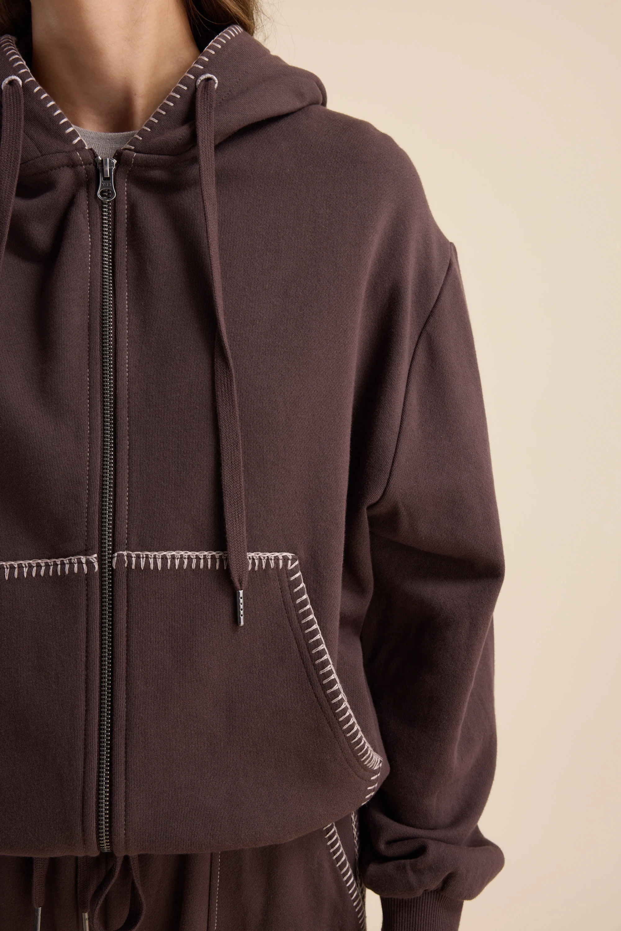 Elementary Blanket Stitch Hoody - Image 5