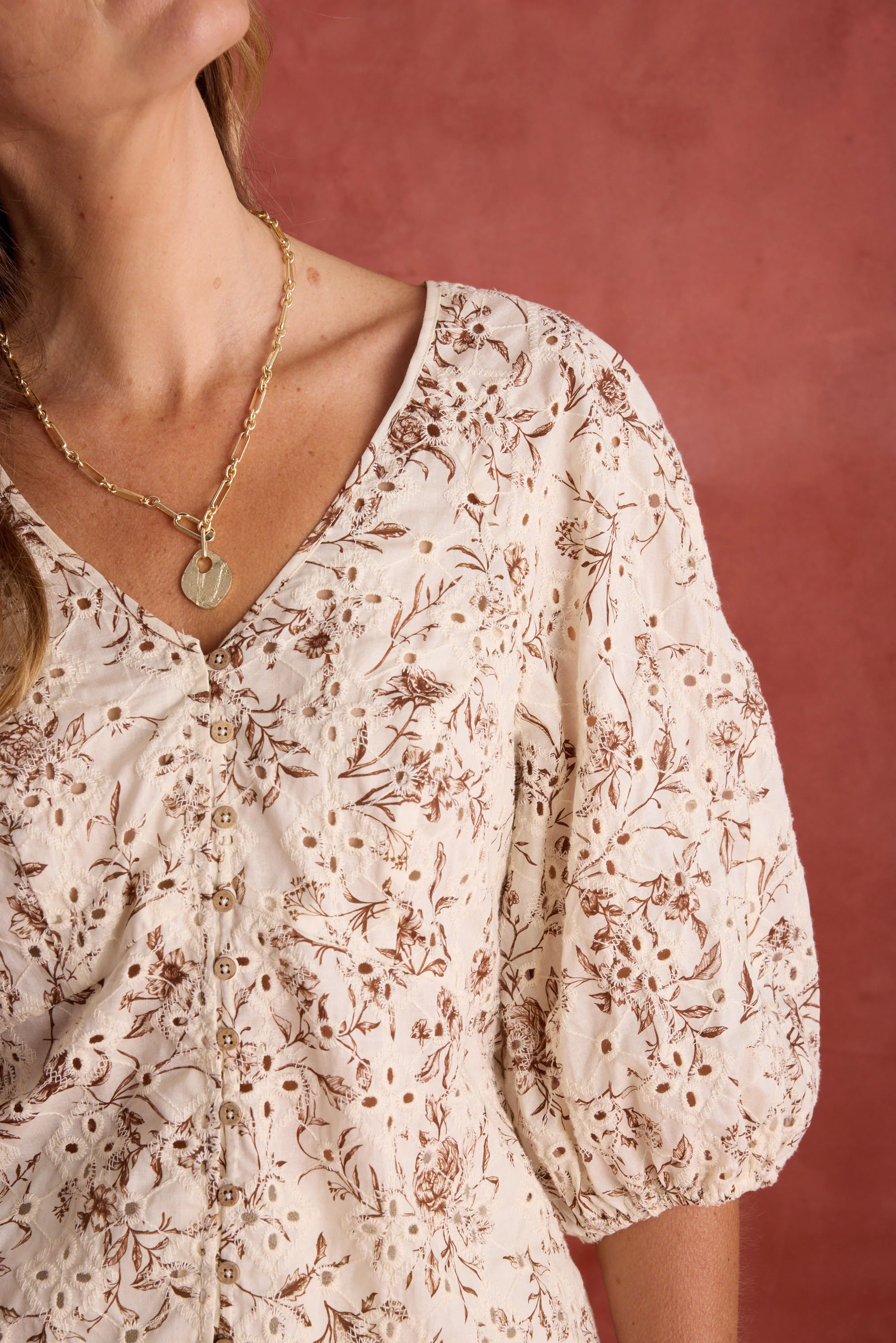 Elementary Broderie Blouse - Image 5