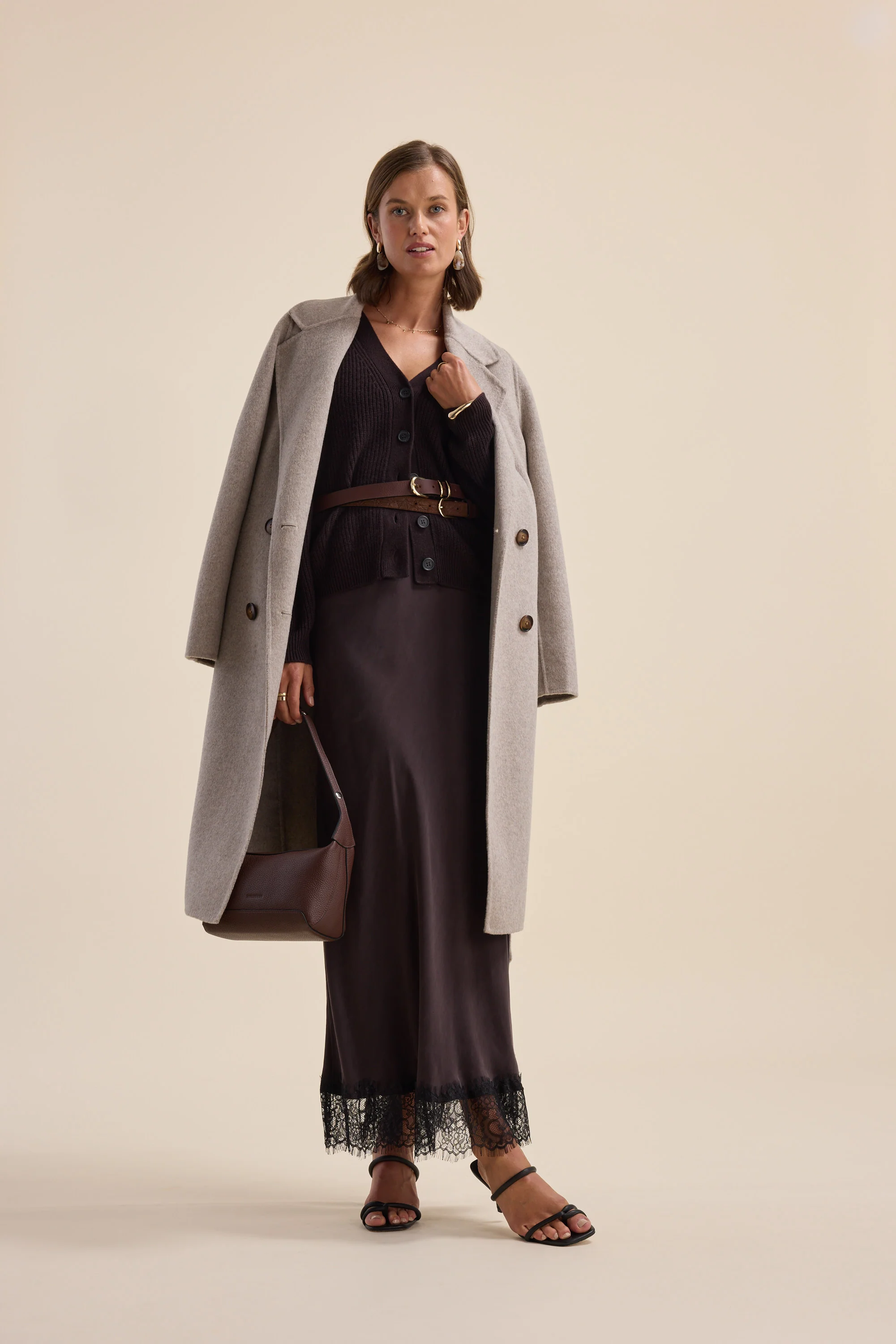 Elementary Cashmere Blend Cardigan - Image 4