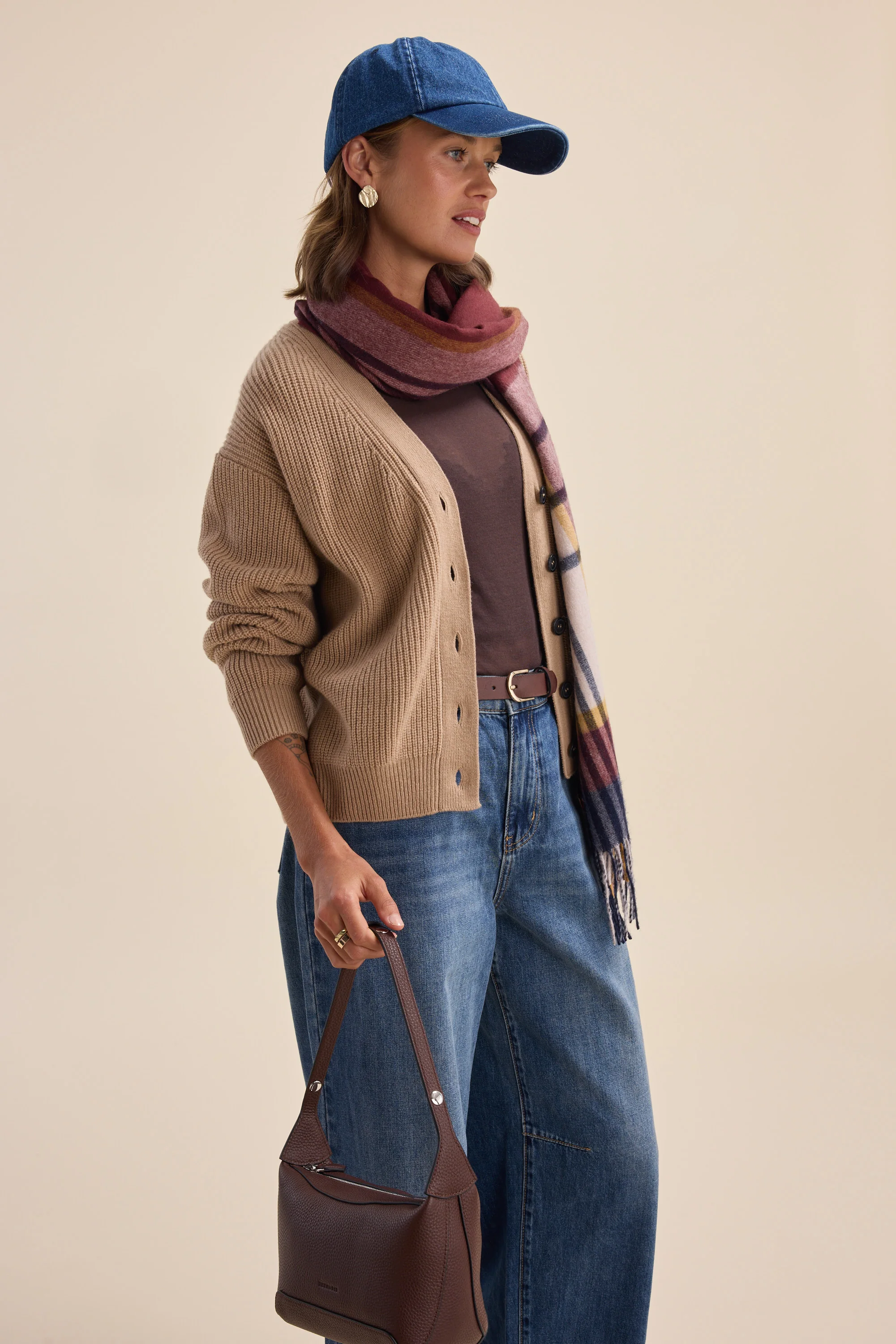 Elementary Cashmere Blend Cardigan - Image 5