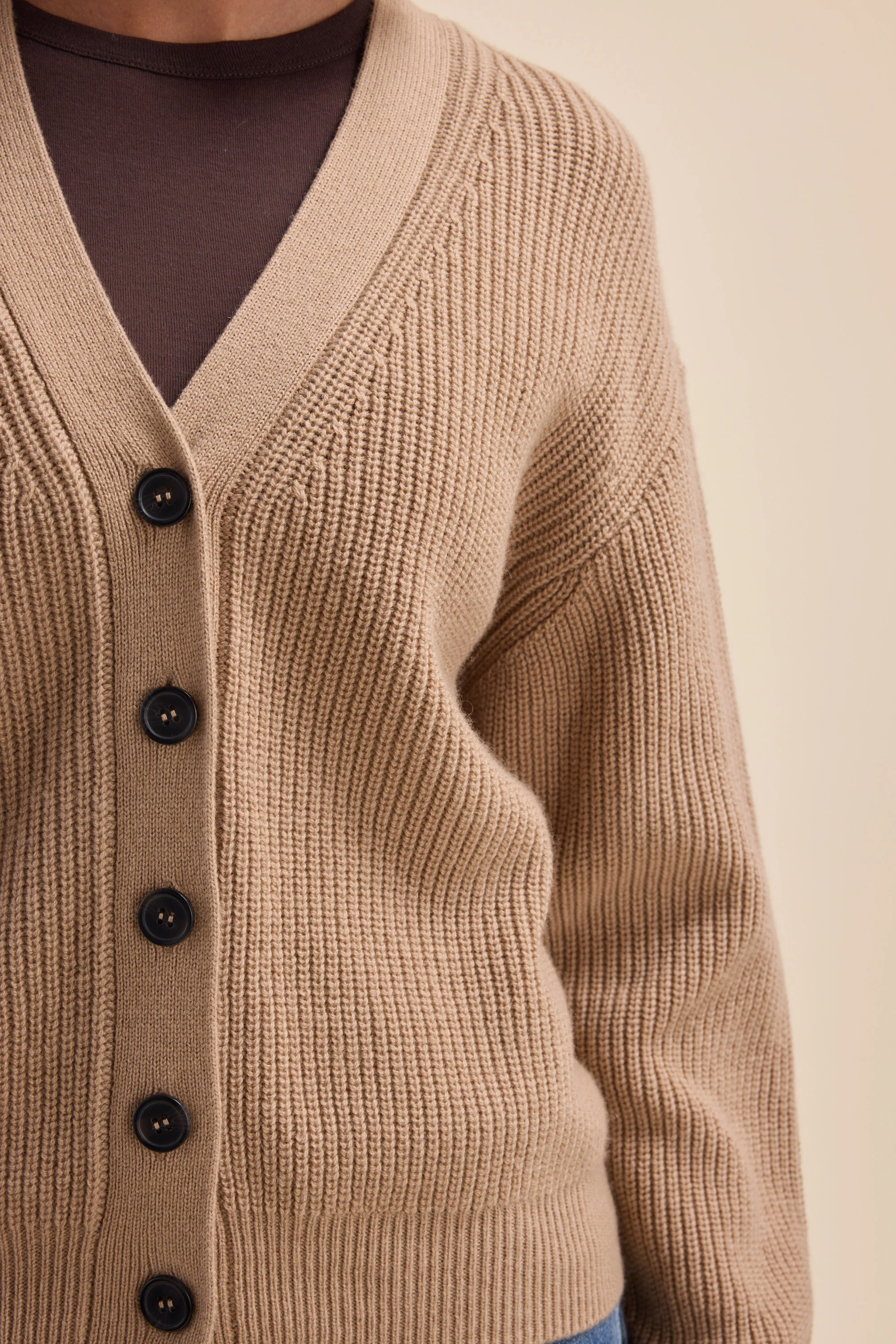 Elementary Cashmere Blend Cardigan - Image 7