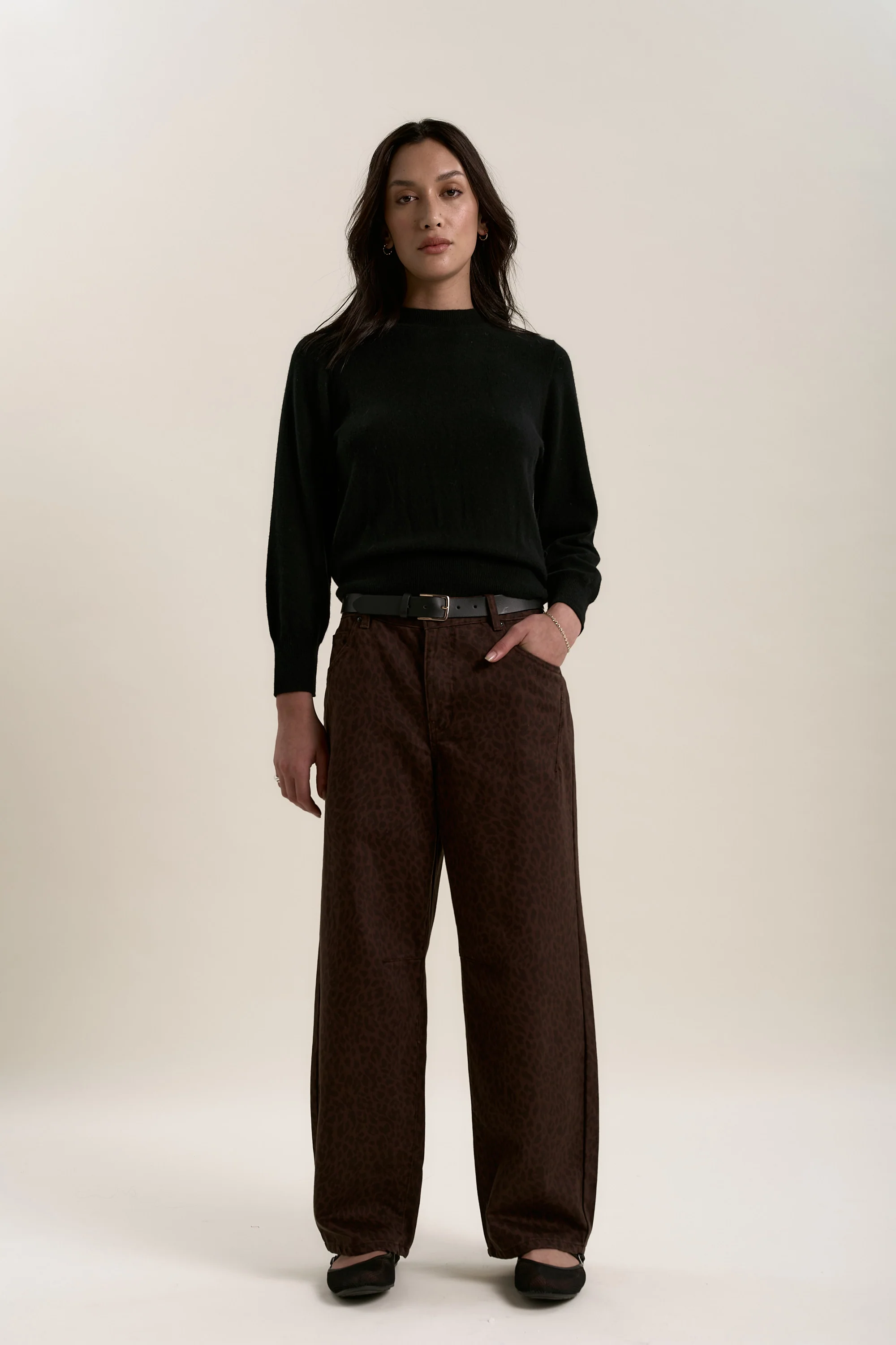 Elementary Cashmere Blend Crew - Image 2