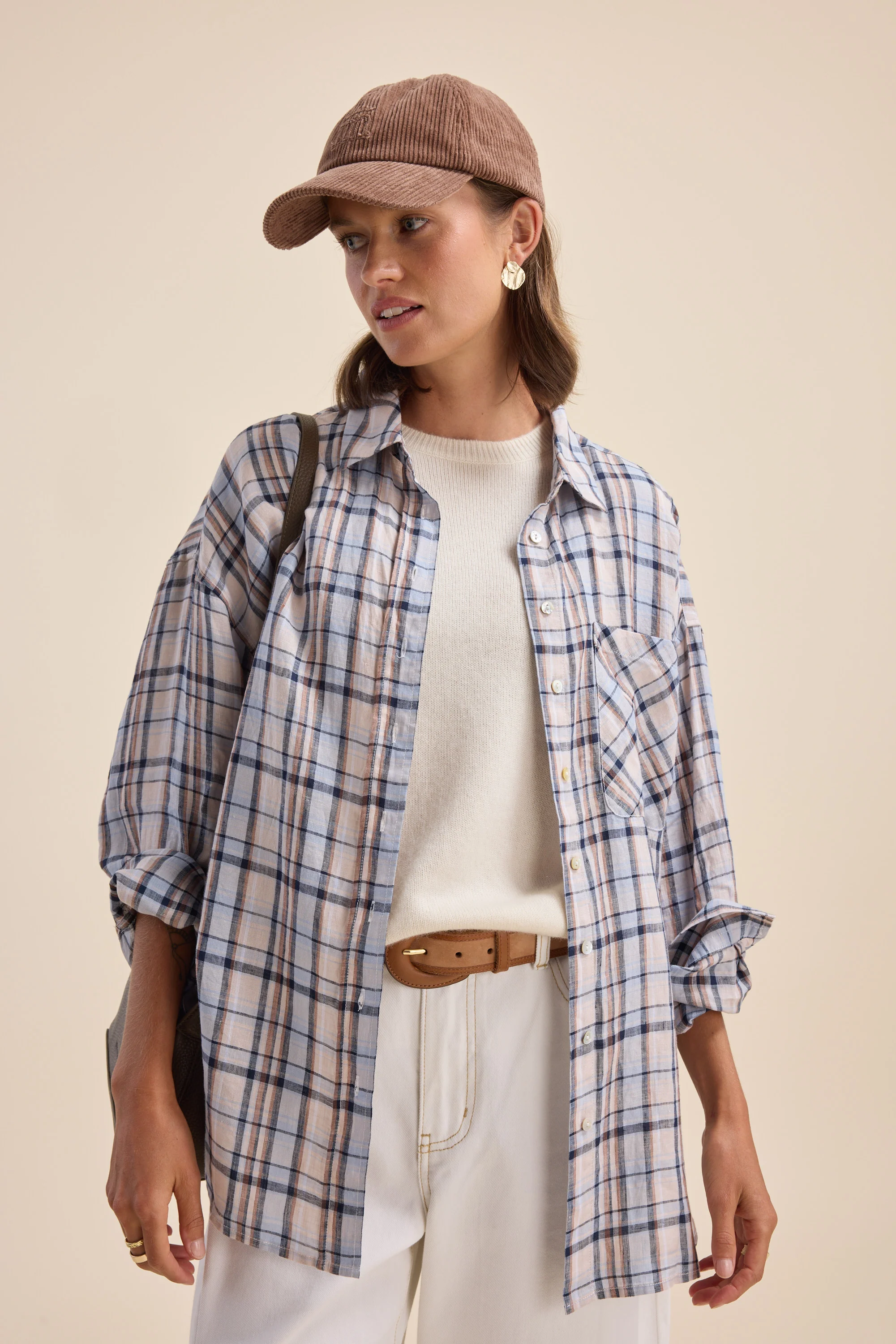 Elementary Cashmere Blend Drop Shoulder Top - Image 6