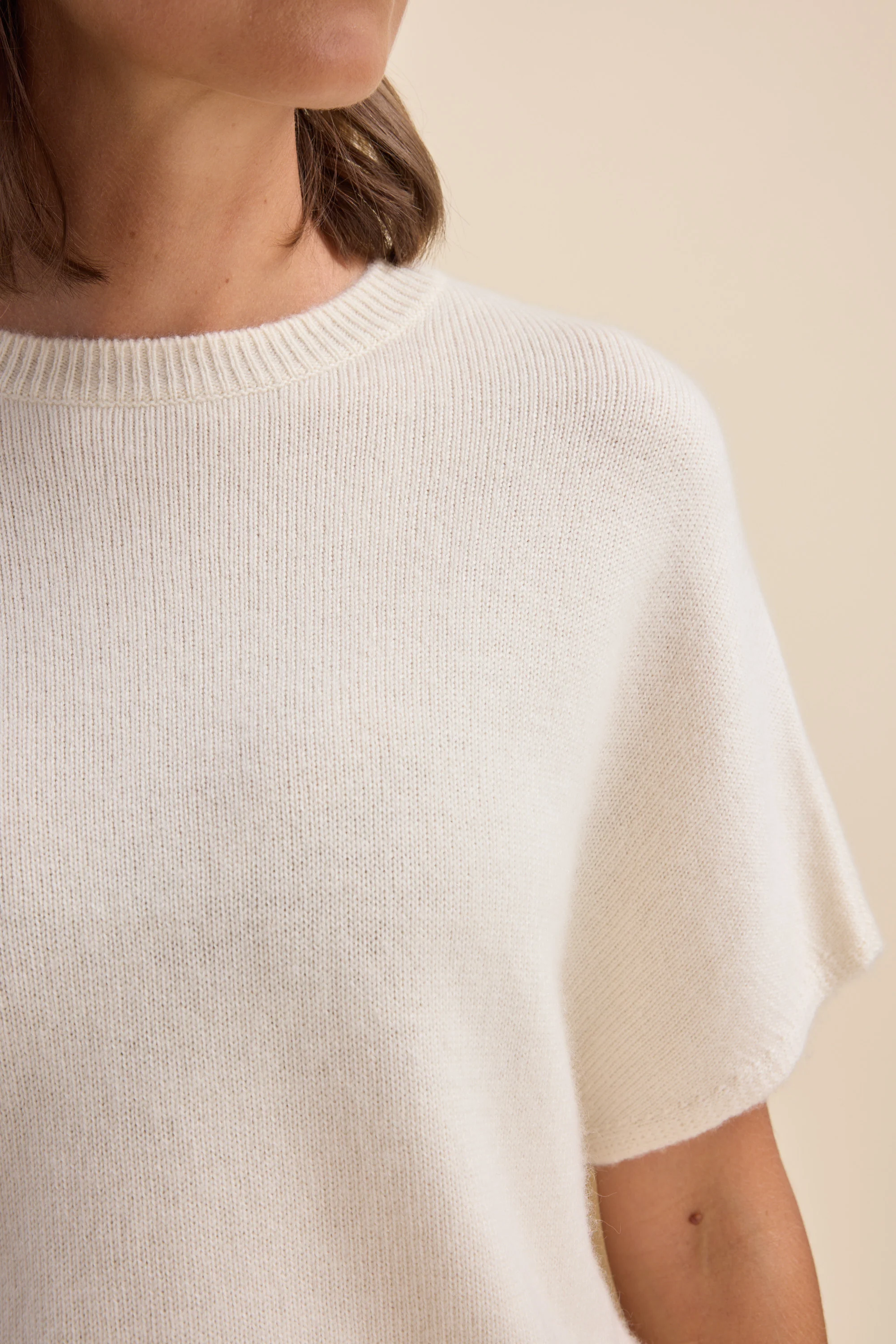Elementary Cashmere Blend Drop Shoulder Top - Image 7