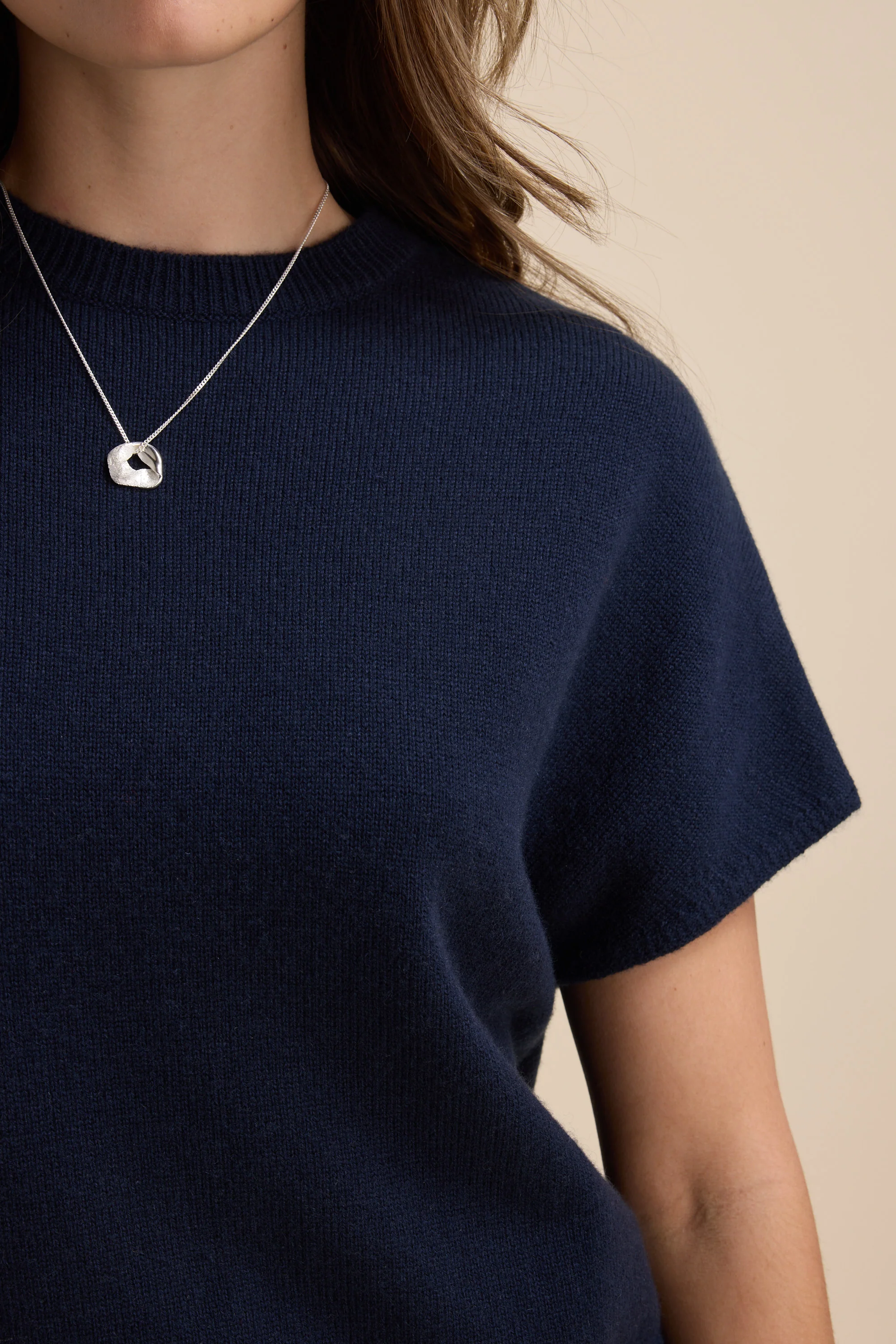 Elementary Cashmere Blend Drop Shoulder Top - Image 3