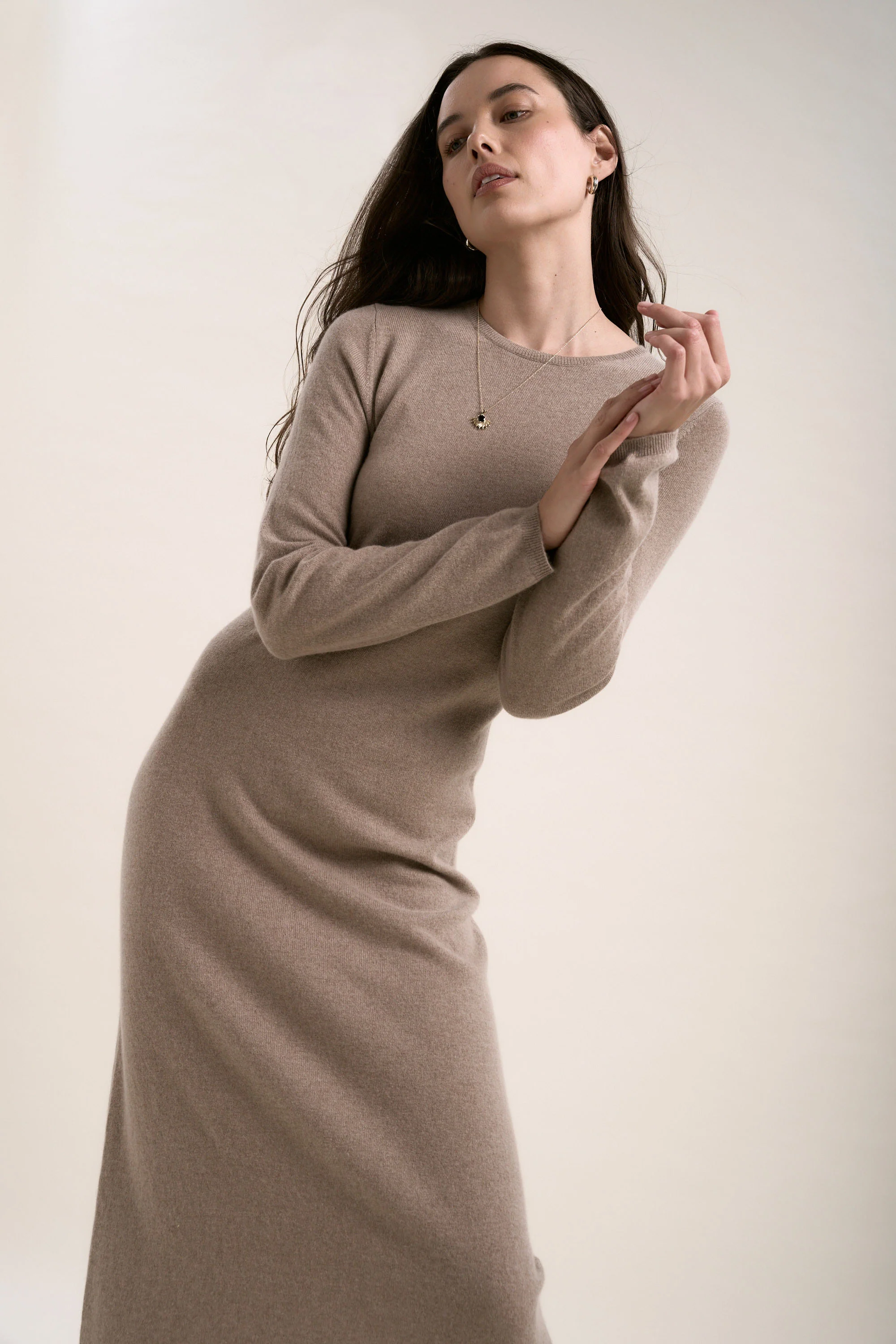 Elementary Cashmere Blend Maxi Dress - Image 3