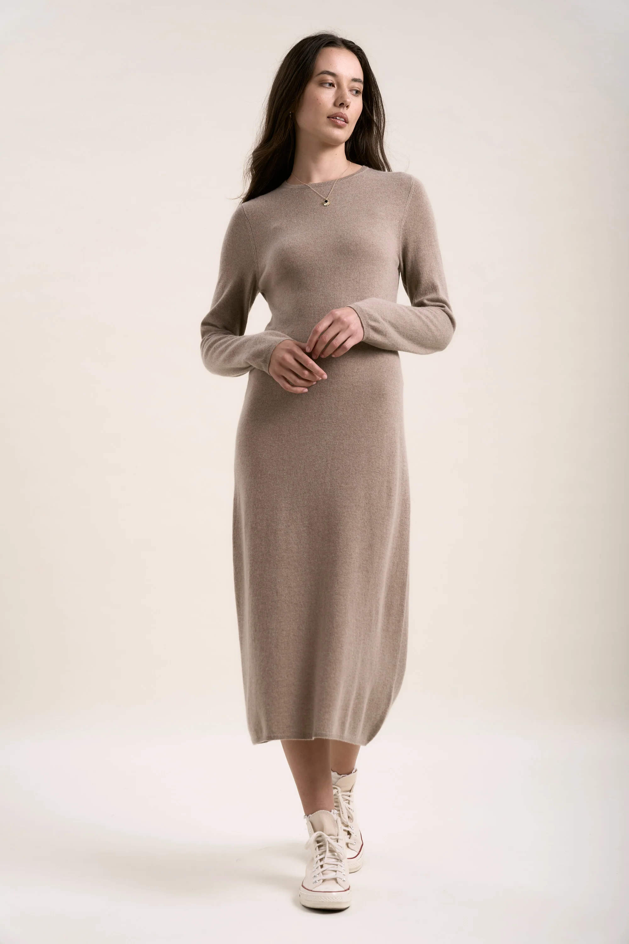 Elementary Cashmere Blend Maxi Dress - Image 4