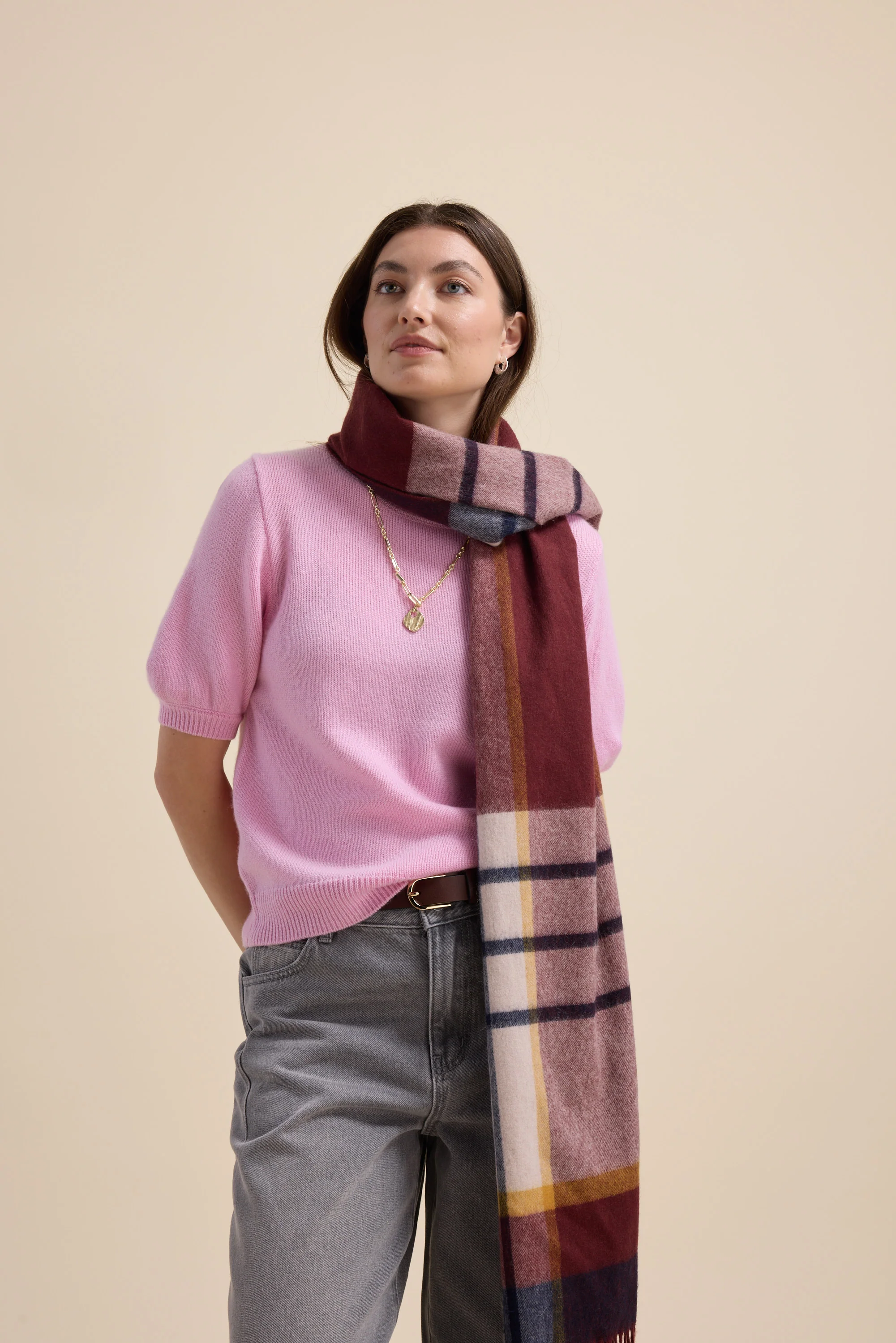 Elementary Cashmere Blend Tee Shirt - Image 4