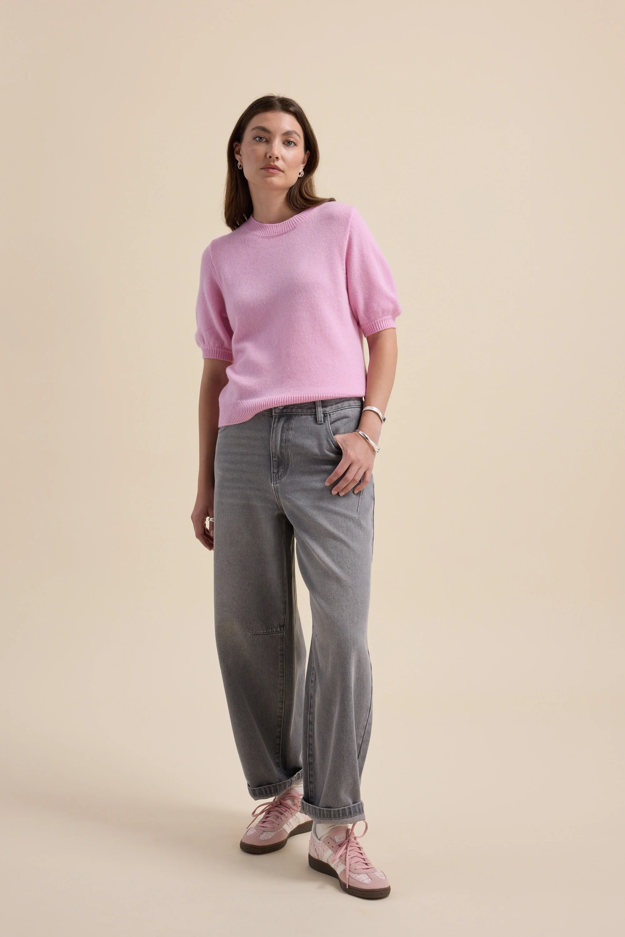 Elementary Cashmere Blend Tee Shirt - Image 6